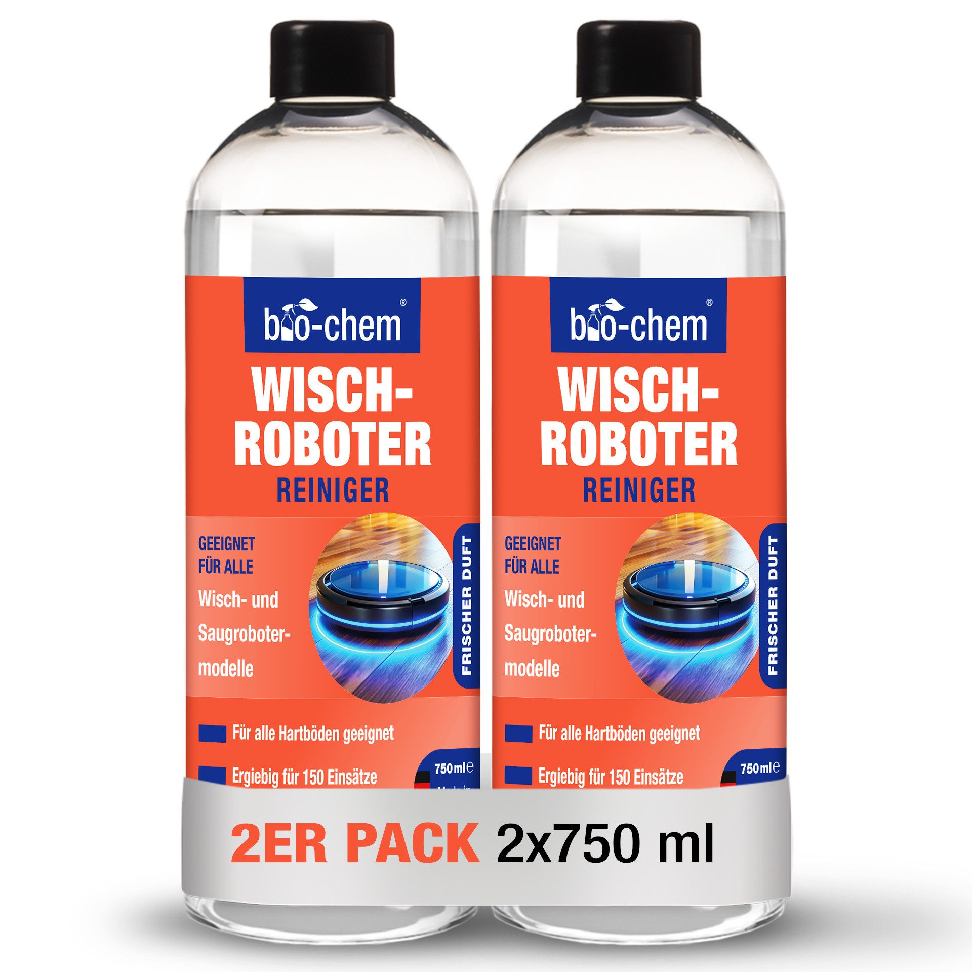 bio-chem Wischroboter-Reiniger 750ml Reinigungsmittel Konzentrat Bodenreiniger Fussbodenreiniger