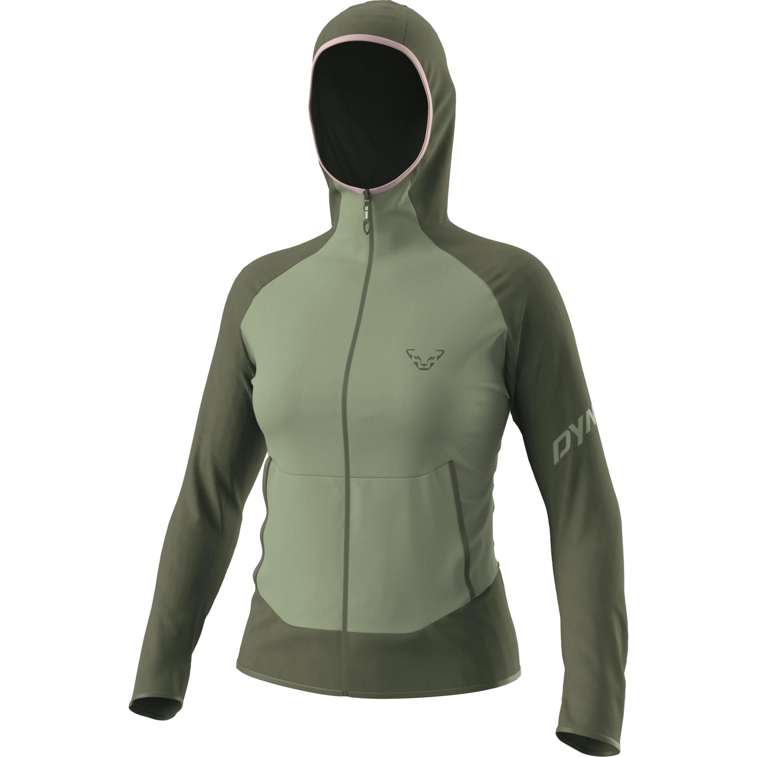 Funktionsjacke TRANSALPER LIGHT PTC W HOODY THYME/5290