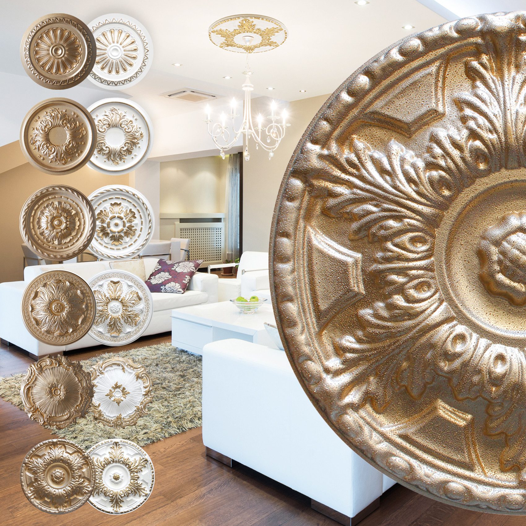 marbet design Wanddekoobjekt R-02 Super Gold günstig online kaufen