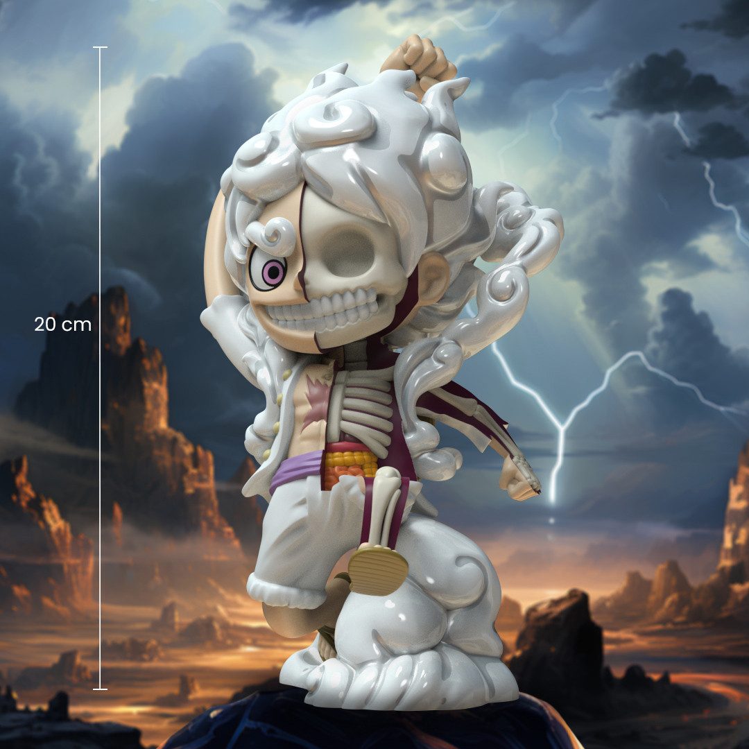 Mighty Jaxx Sammelfigur One Piece XXRAY PLUS Figur – Luffy Gear 5 Edition (23 cm)