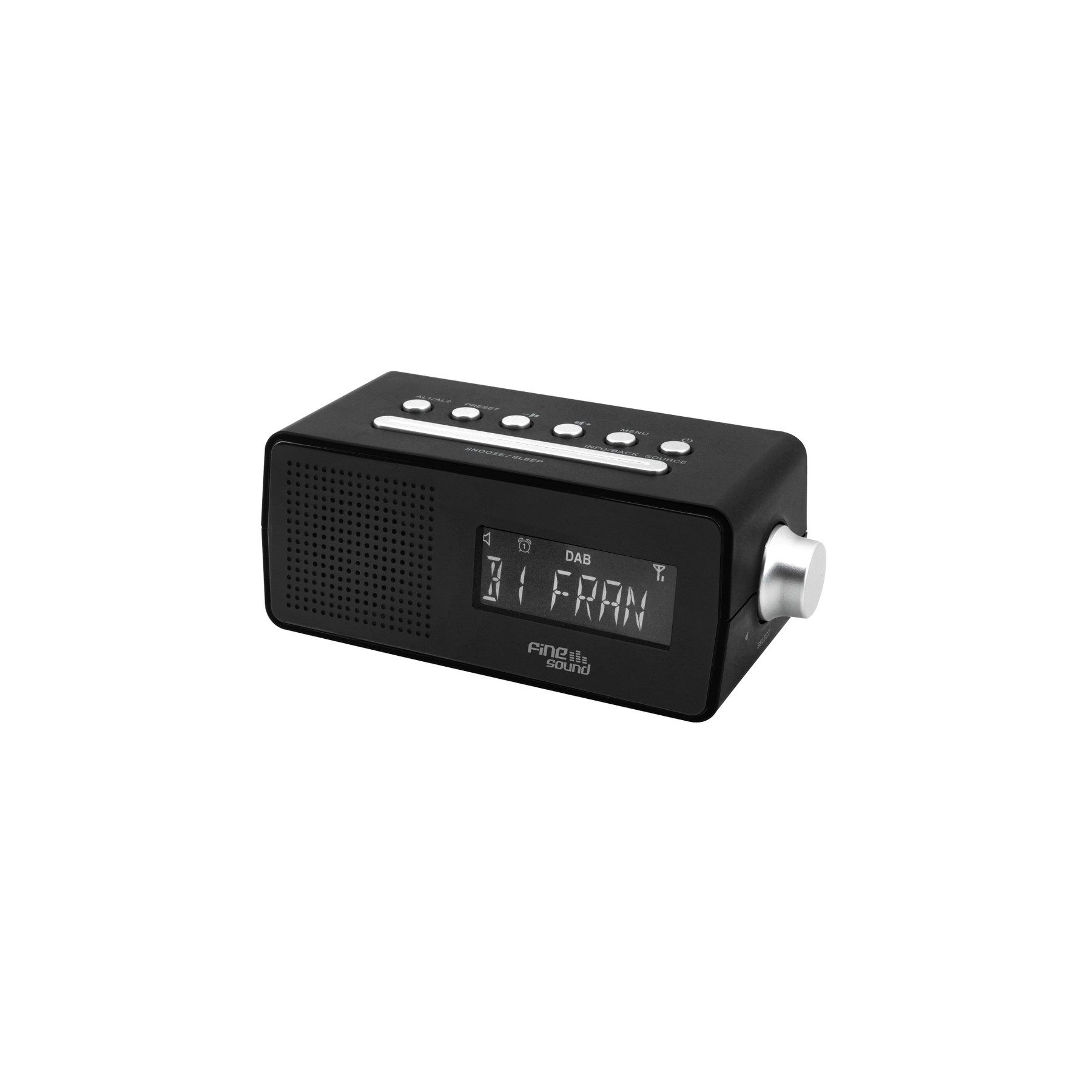 Soundmaster SOUNDMASTER Uhrenradio FS 1, DAB+/UKW-RDS, schwarz Uhrenradio
