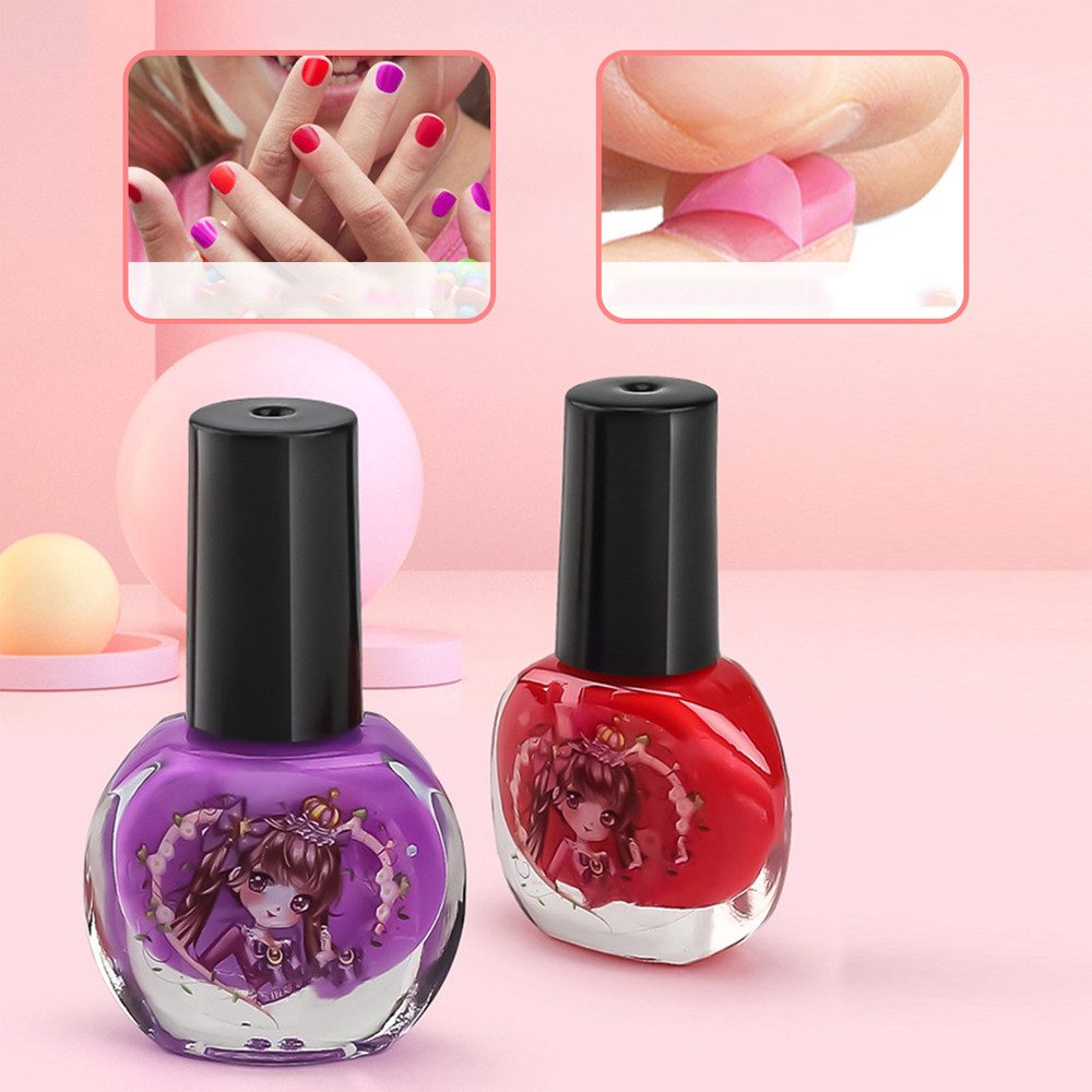 KINSI Lernspielzeug Kinder Schminkkoffer,Prinzessin Kosmetikset, Rollenspiel Spielzeug, Kinderschmink Set,Waschbar