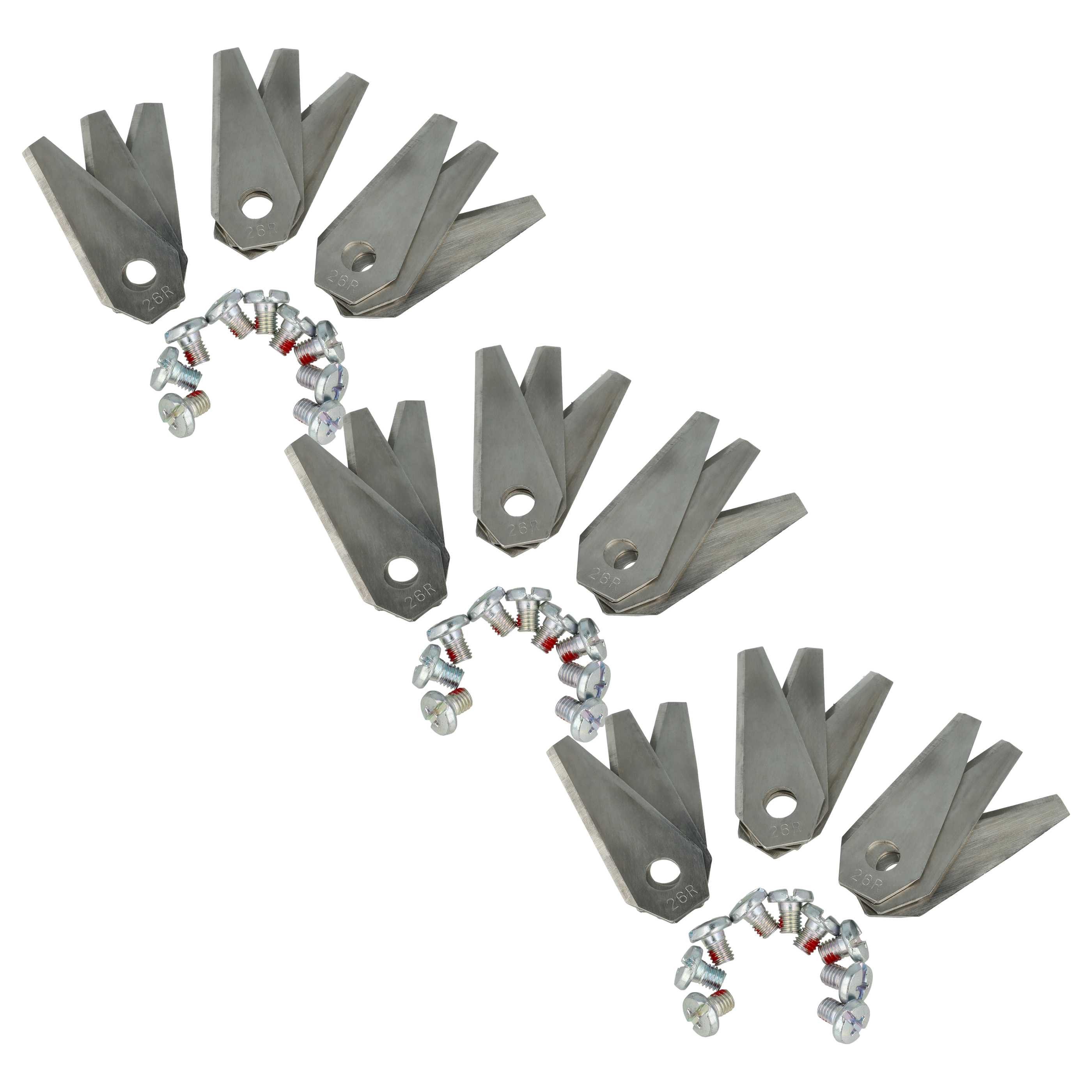 vhbw Rasenmähermesser Ersatz für Bosch F 016 800 321 für Mähroboter / Akku Rasenmäher