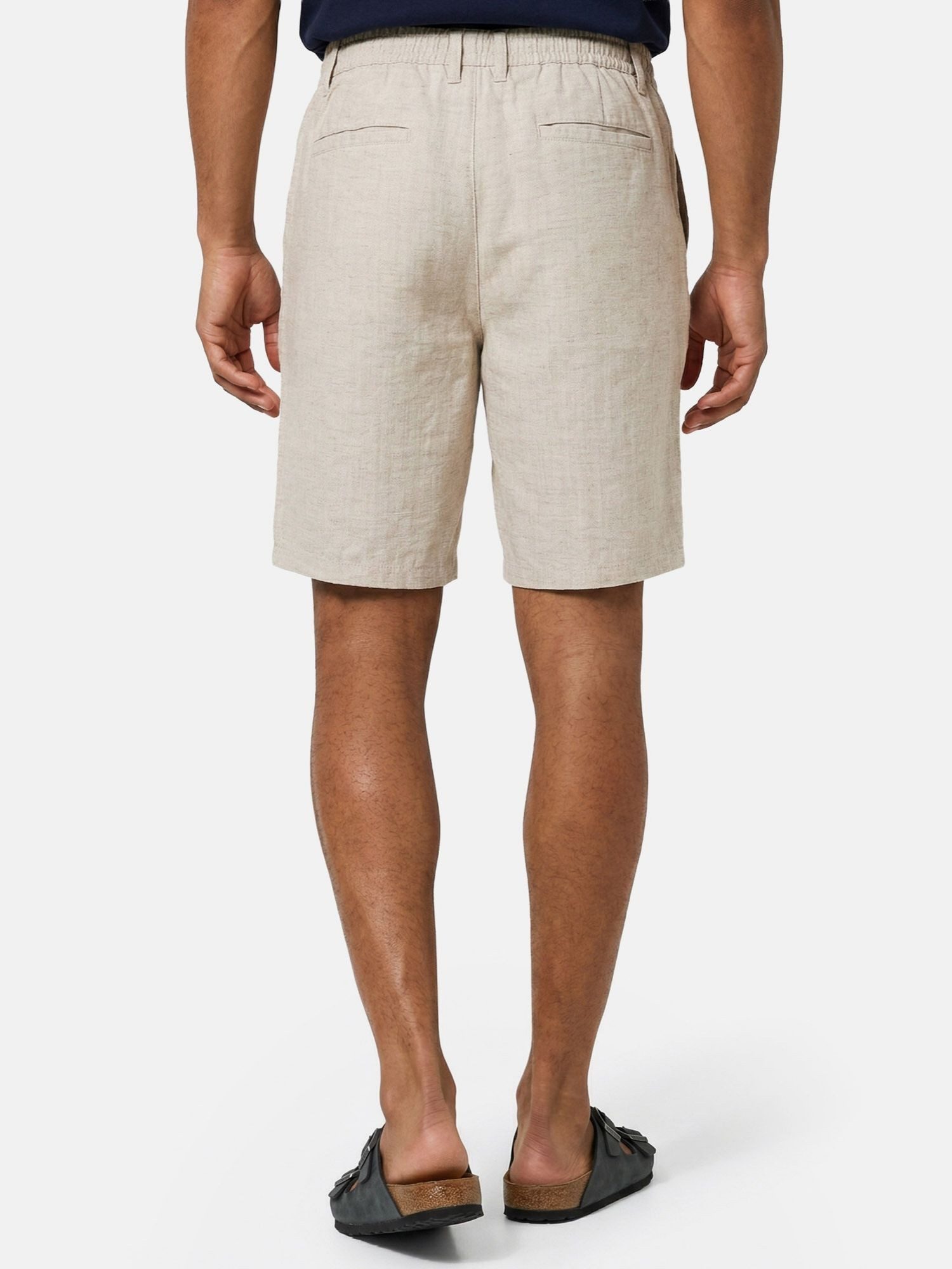 Tazzio Leinenhose A212 kurze Leinen Hose im Clean-Look