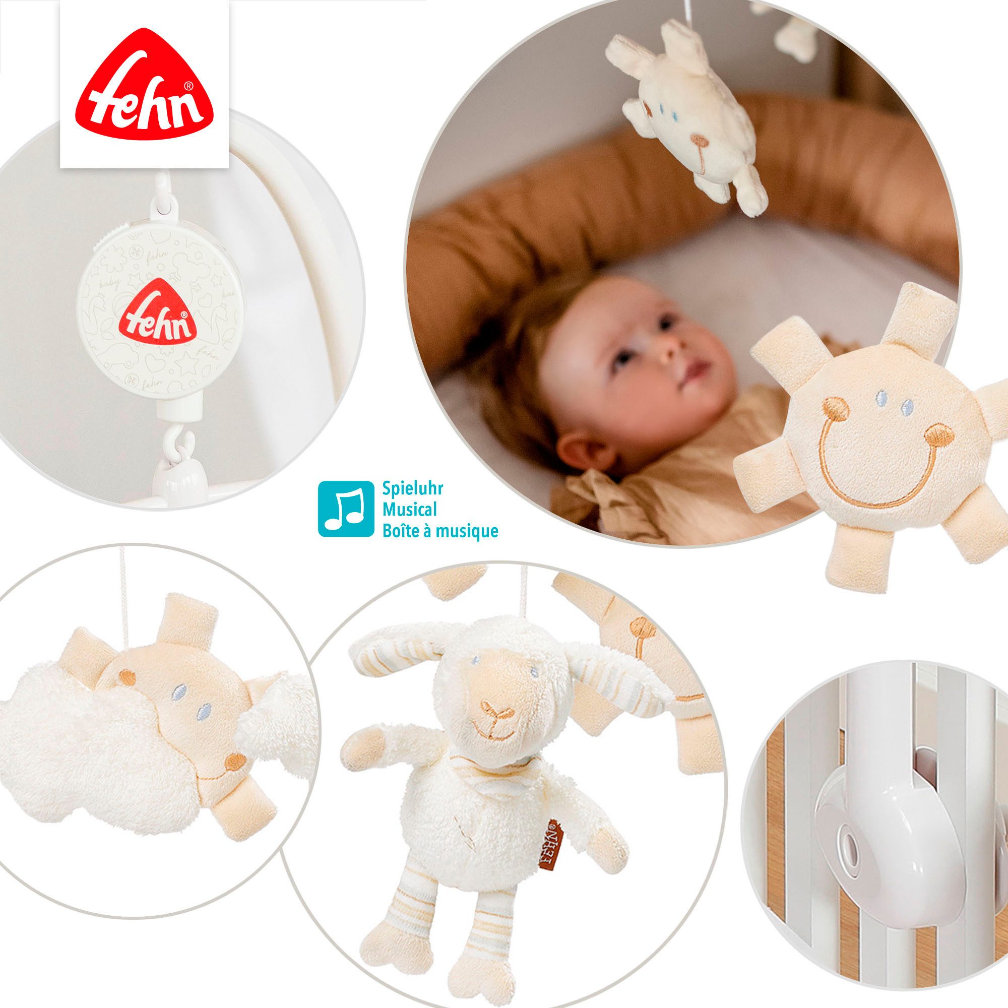 Fehn Mobile BabyLOVE, Schaf Musikmobile