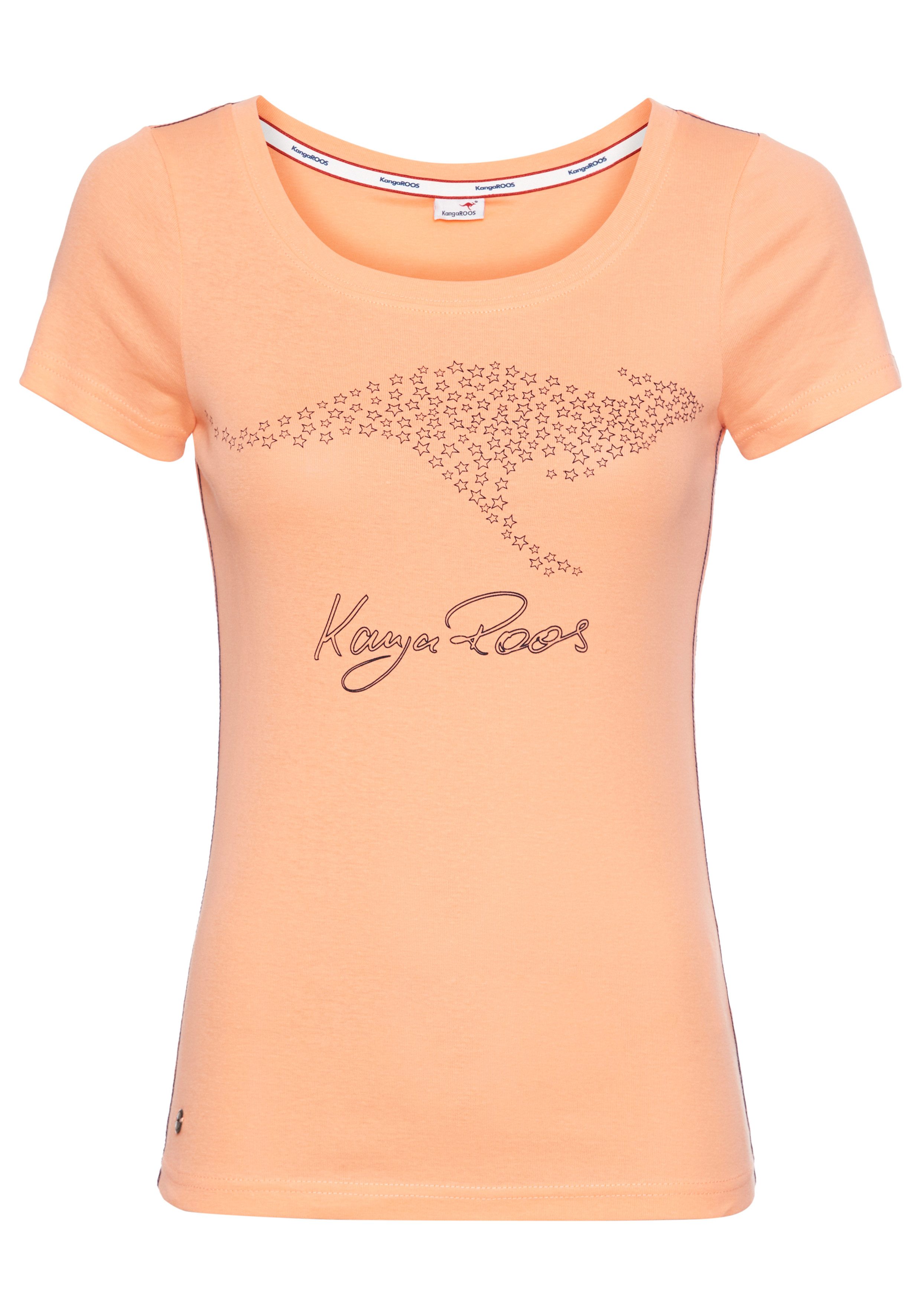 KangaROOS T-Shirt Kurzarm, sehr figurbetonte Passform günstig online kaufen