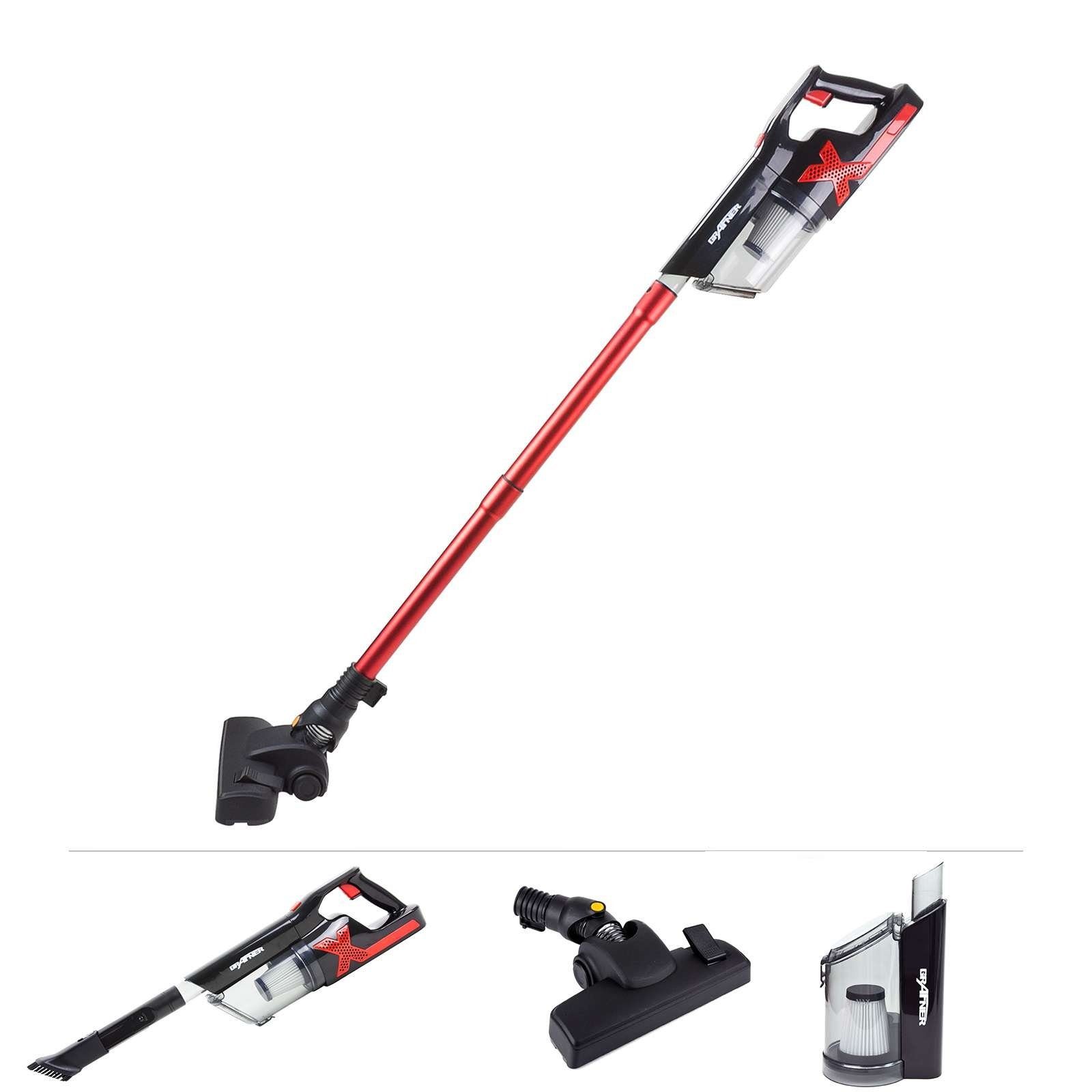 Grafner Akku-Handstaubsauger Handstaubsauger Akku-Zyklon mit HEPA-Filter AS10759, 120,00 W, beutellos, Geräuschpegel: 72 db, Filtersystem: Zyklon