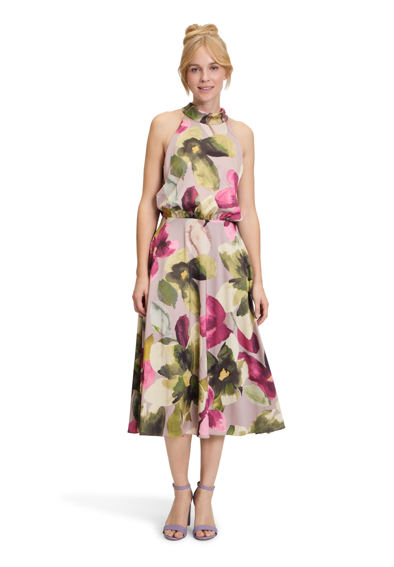 Vera Mont Cocktailkleid Vera Mont Damen Cocktailkleid mit Stehkragen Druck