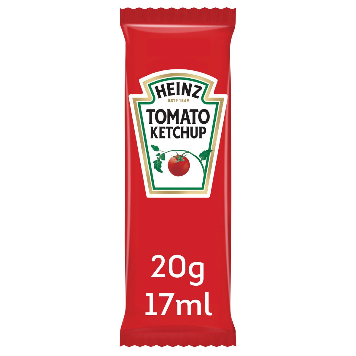 Heinz Saucen, Heinz Tomato Ketchup CUBE Sachet fruchtig würzig 100 x 17ml 1700ml