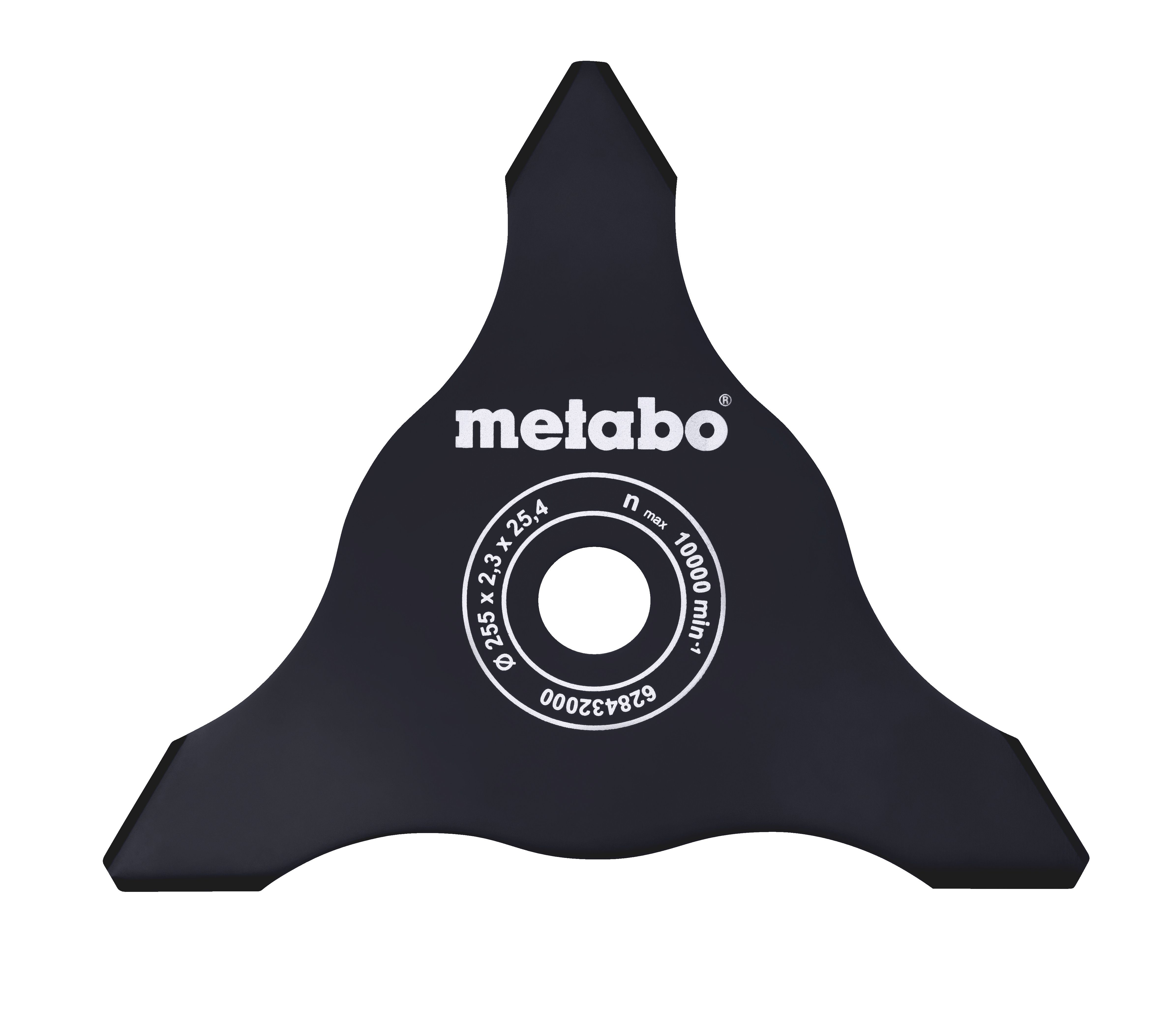 metabo Strauchmesser Metabo Dickichtmesser 3-flügelig Ersatzmesser für Freischneider