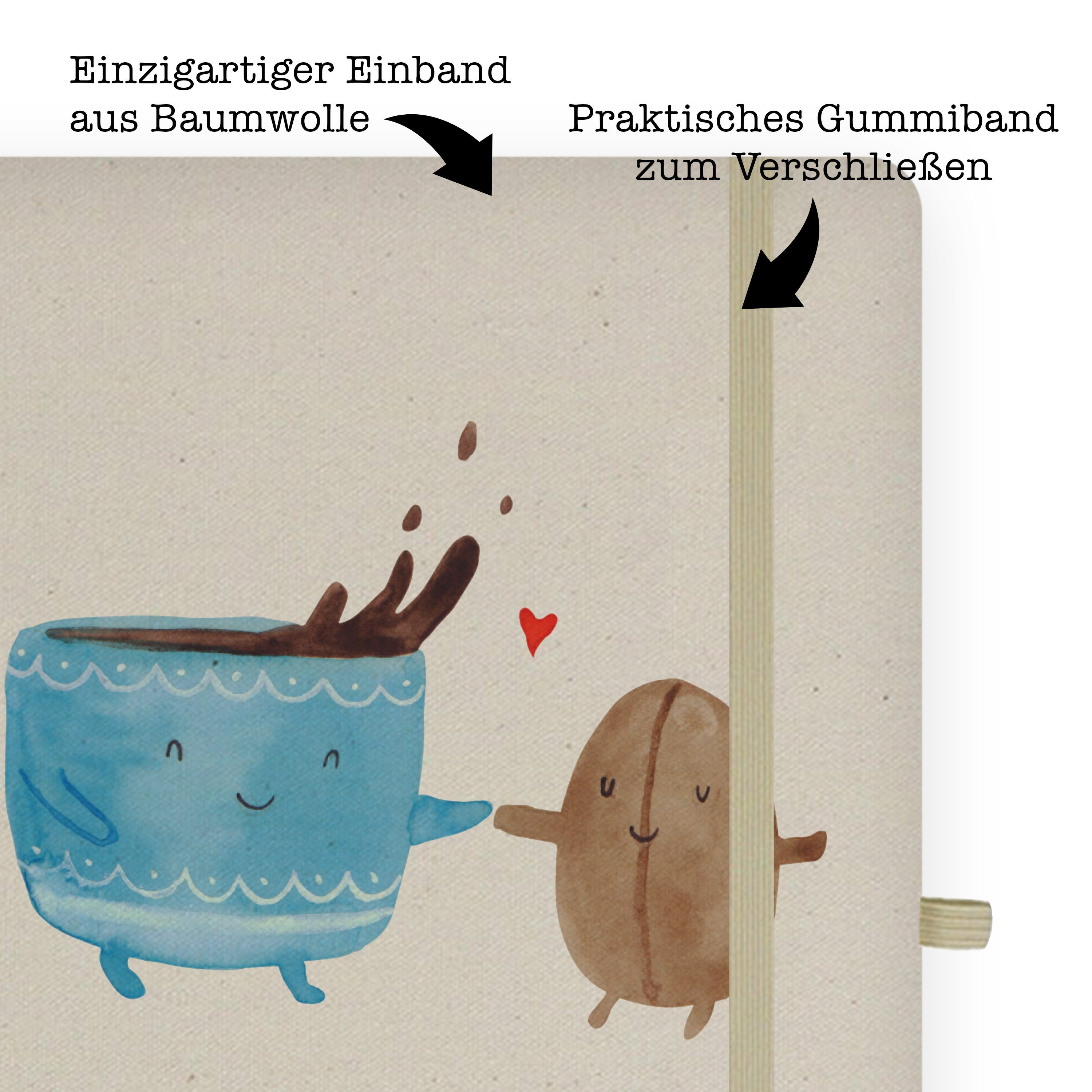 Gu Bohne - Kaffee Notizbuch Mrs. Transparent Panda Mr. Journal, - Panda & Adressbuch, Mrs. Mr. Glück, & Geschenk,