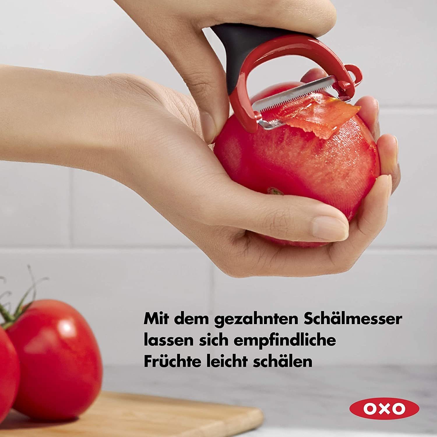 OXO Good Grips Sparschäler, Edelstahl Gemüseschäler Sparschäler, OXO Good  Grips 3-teiliges Schäler-/Peeler-Set