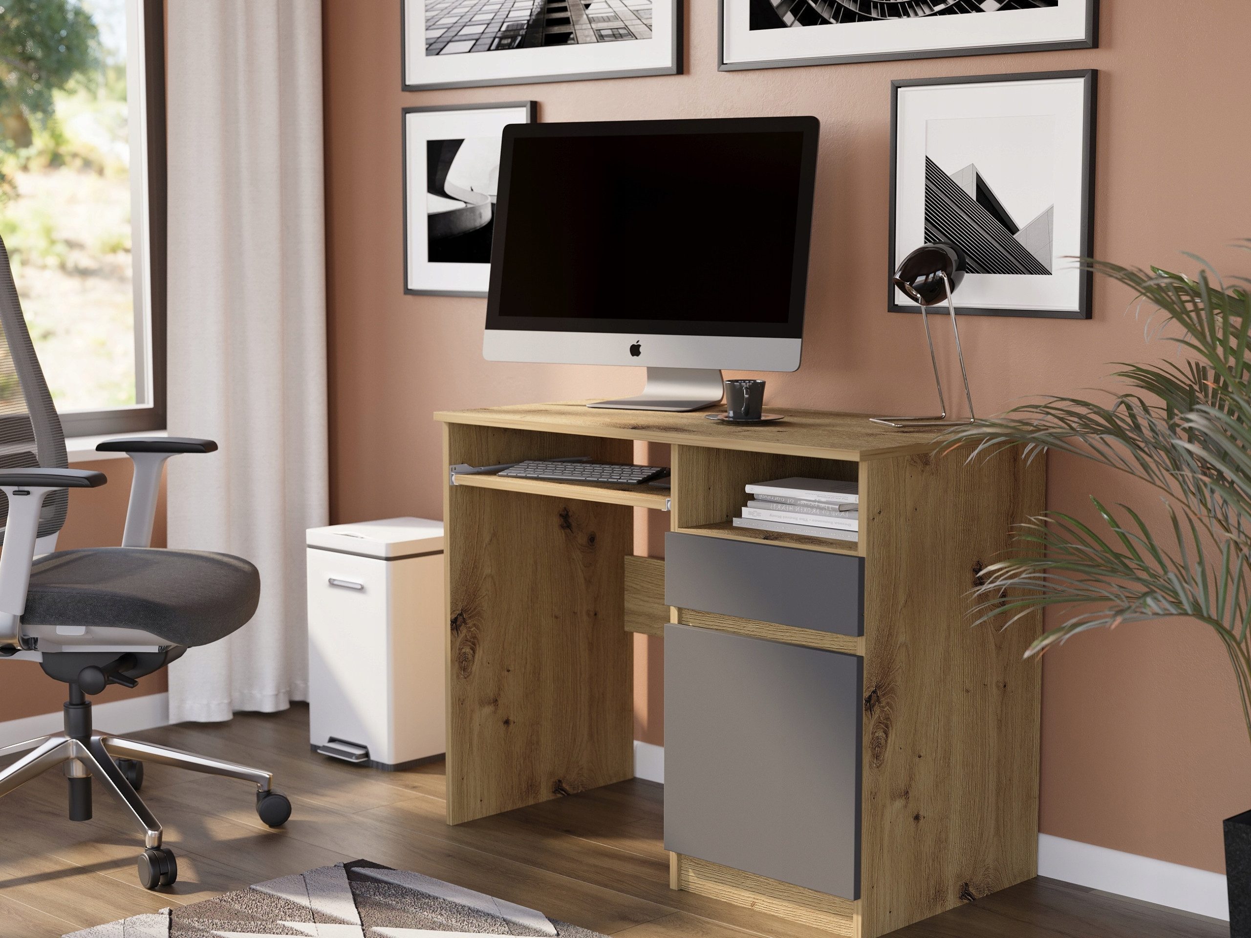 Home Collective Schreibtisch mit 1 Schublade günstig online kaufen