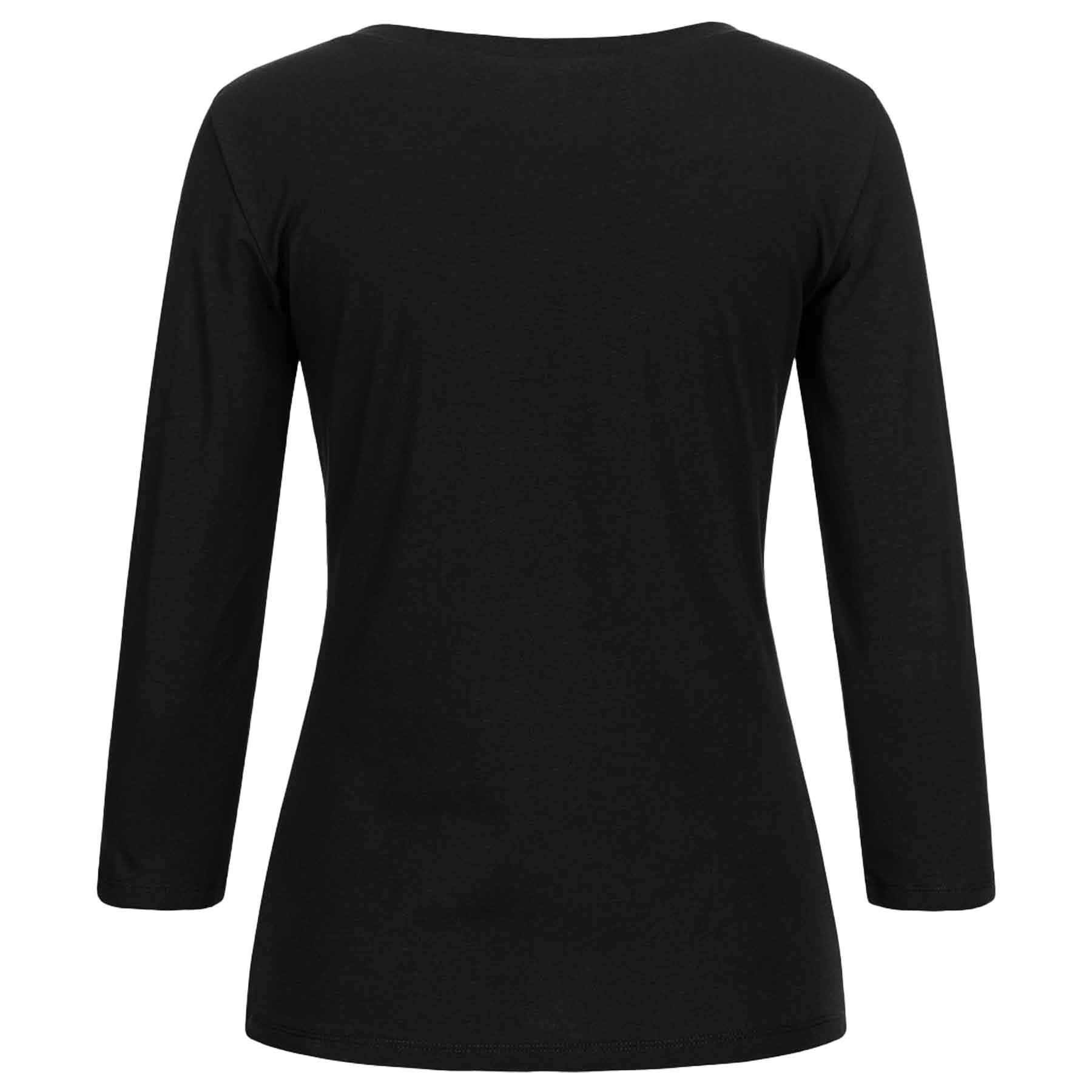WEEKEND BY MAX MARA Langarmshirt WEEKEND MAX MARA Langarmshirt MULTIA aus Baumwolle - Black