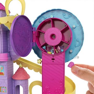 Mattel® Puppen Accessoires-Set Mattel HBT13 - Polly Pocket - Regenbogen-Einhornspaß Freizeitpark