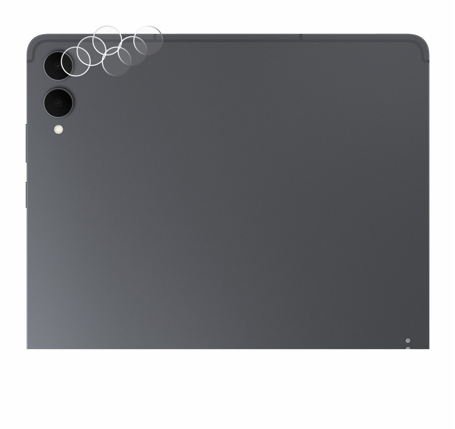 Savvies Displayschutzfolie Schutzfolie für Samsung Galaxy Tab S11 Ultra (NUR Kameraschutz), 18 Stück, Displayschutz Schutz Folie Klar Transparent