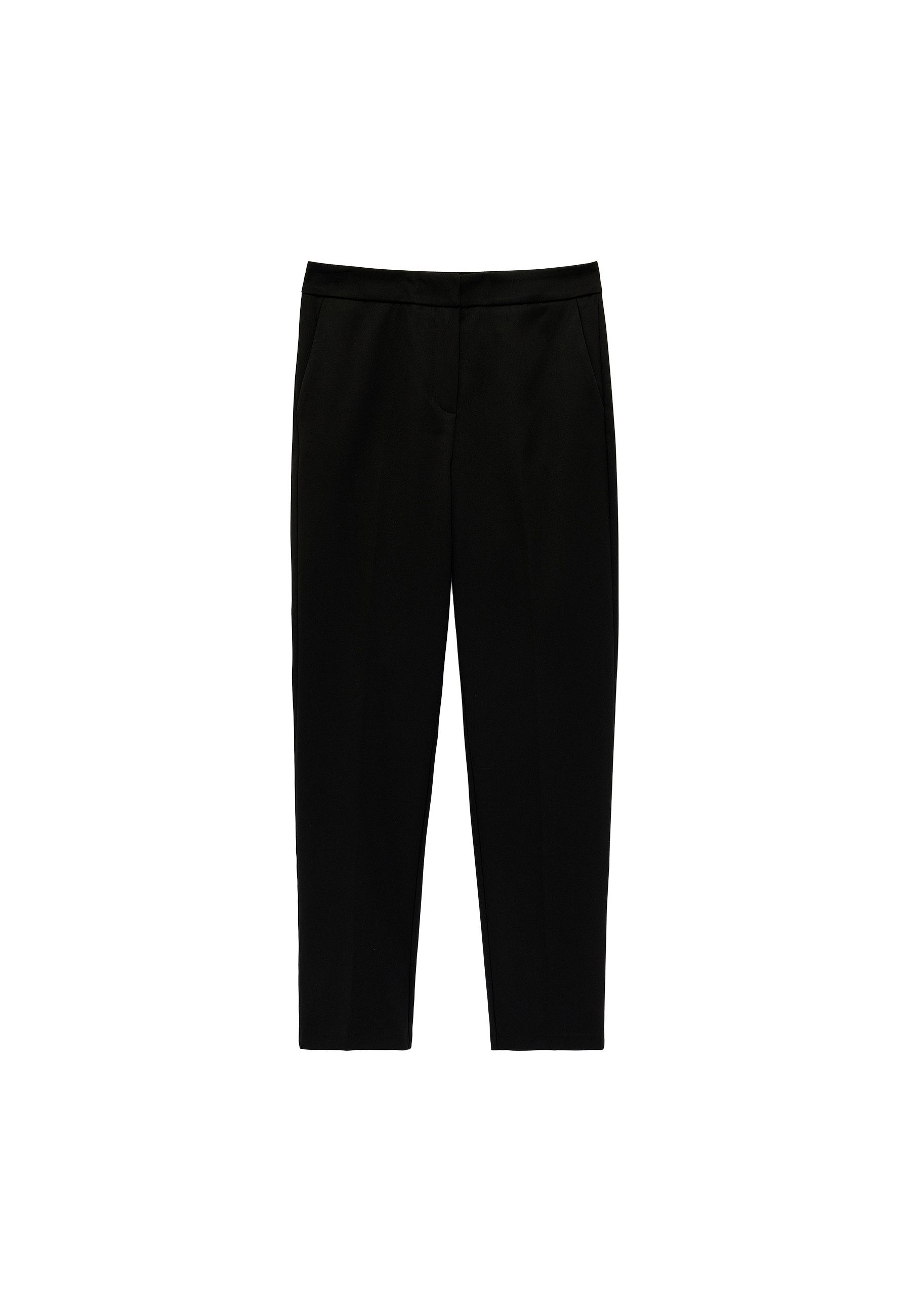 Koton Stoffhose Koton Viskose-Cigarettehose Hohe Taille