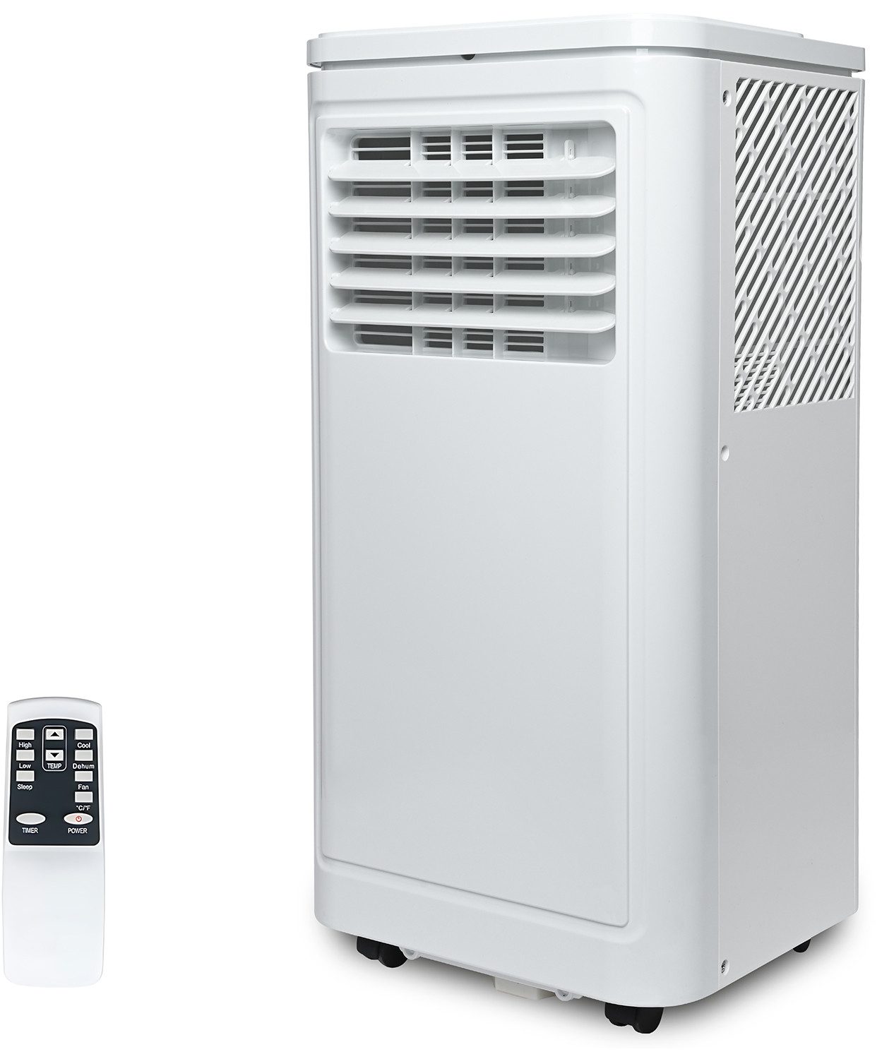 Rolipo Klimagerät Luftkühler 9000BTU 4-in-1 Entfeuchten Ventilieren mobiles Klimaanlage, Fernbedienung & 24h Timer, leise Klima für Wohnung Büro Schlafzimmer