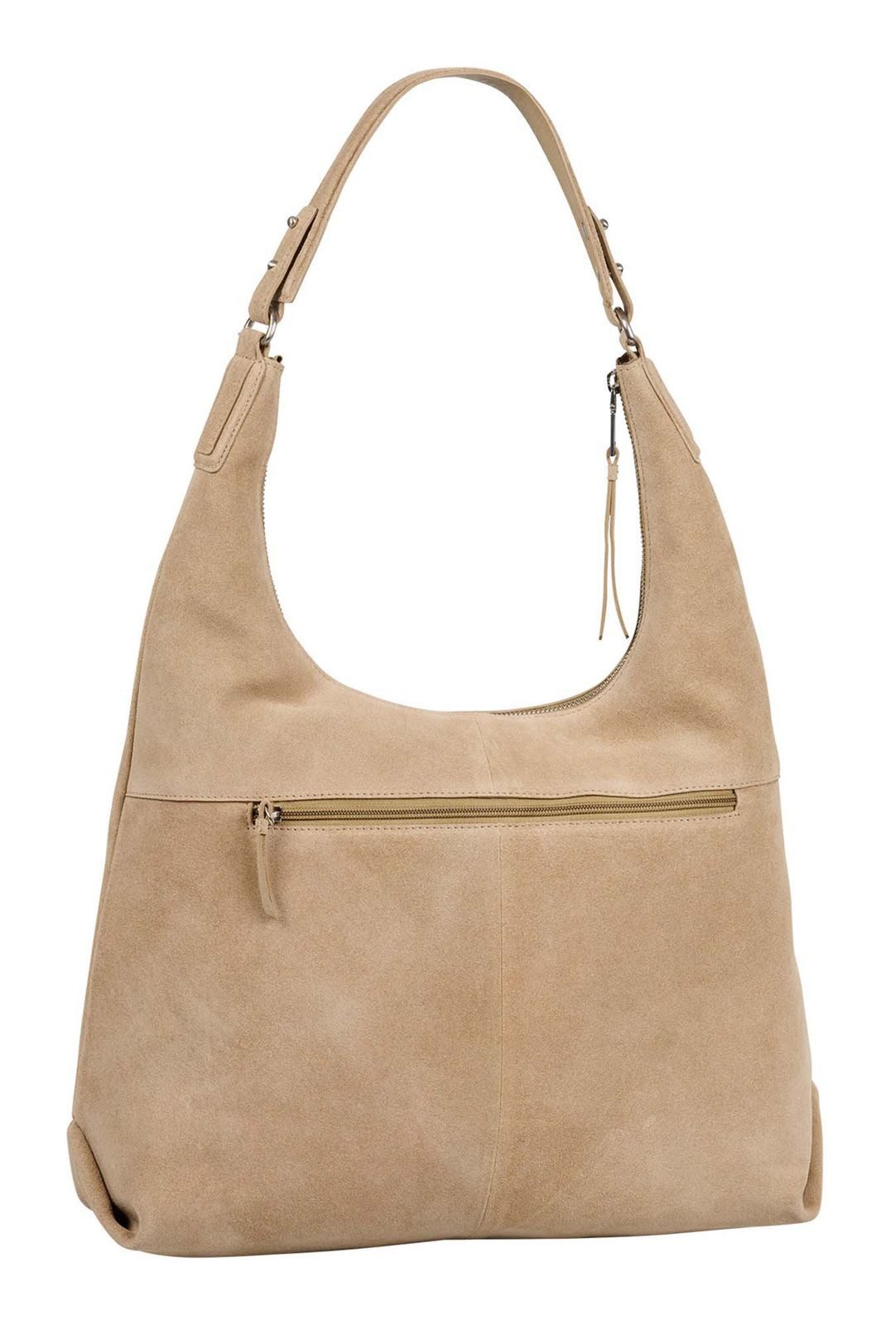 Burkely Schultertasche Hobo Bag, aus echtem Leder
