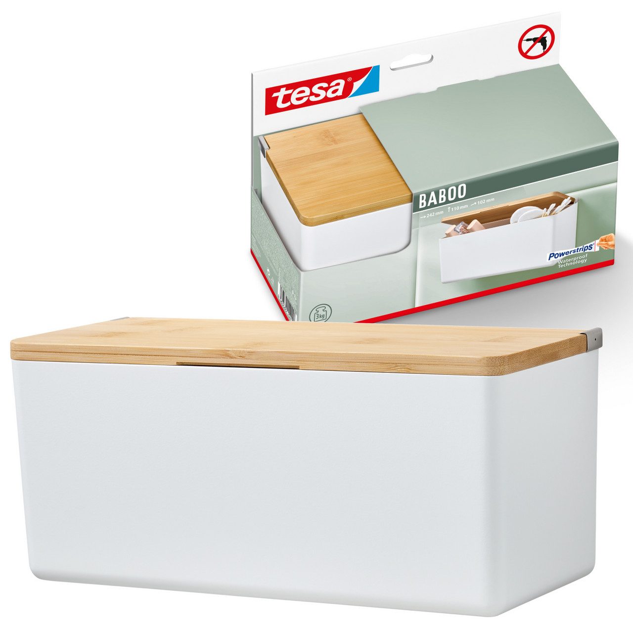 Badorganizer BABOO Bad-Aufbewahrungsbox mittel