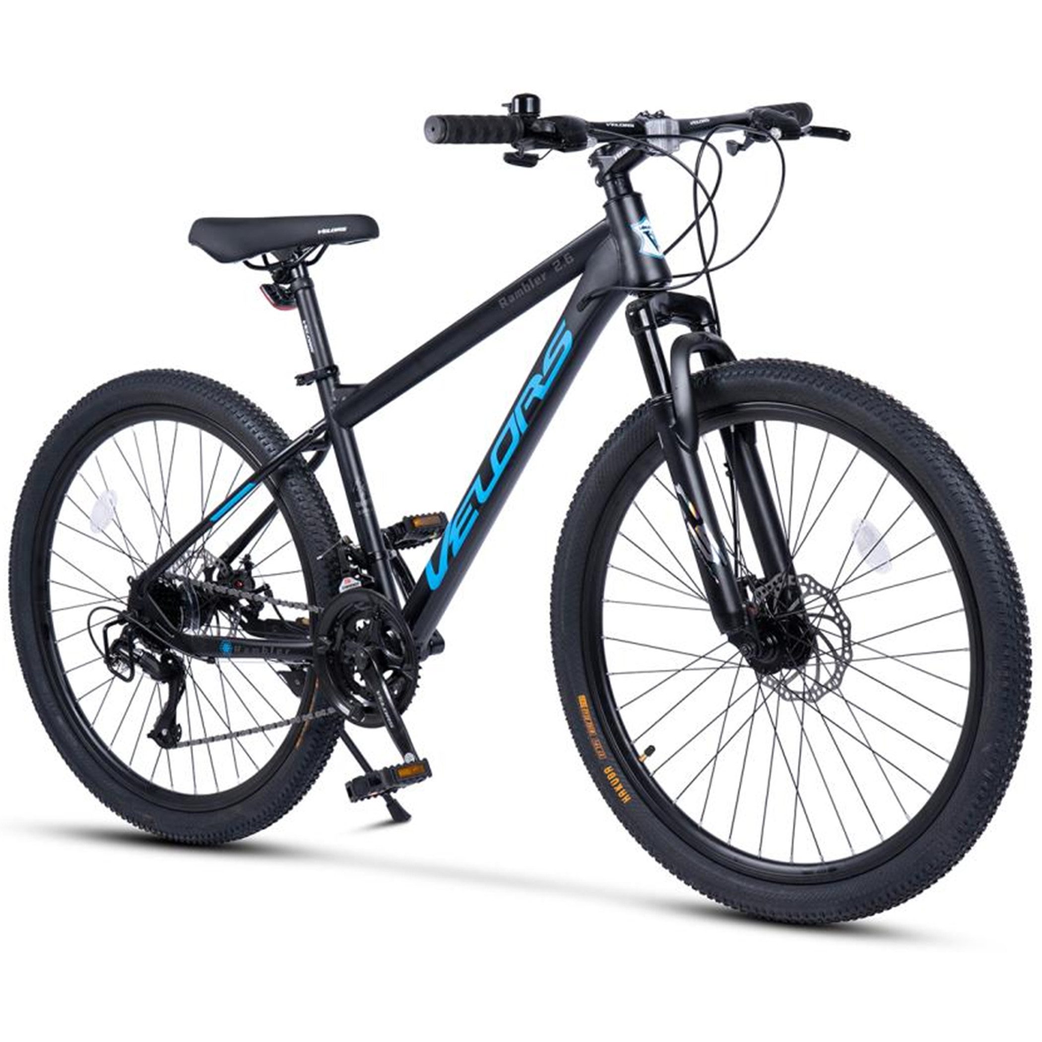 Velors Mountainbike 26 Zoll Fahrrad für Herren Damen, Mädchen und Jungen, 21 Gang, Kettenschaltung, Hochwertiger Rahmen, Jugendfahrrad MTB Hardtail Fahrrad Bike