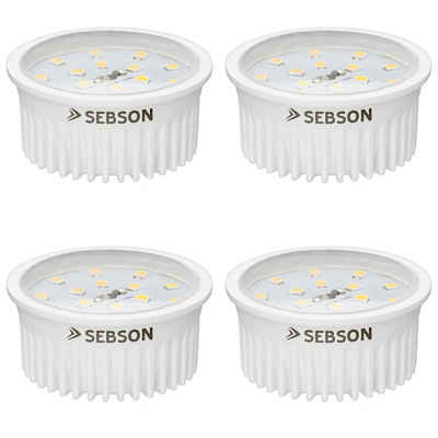SEBSON LED-Leuchtmittel LED Modul 5W ultra flach ø50x26mm Einbaustrahler 230V – 4er Pack