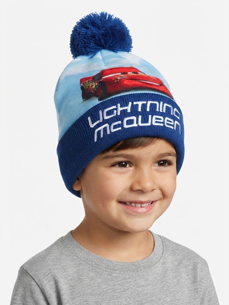 Cars Strickmütze CARS Kindermütze Jungen Mütze Wintermütze warm und weich