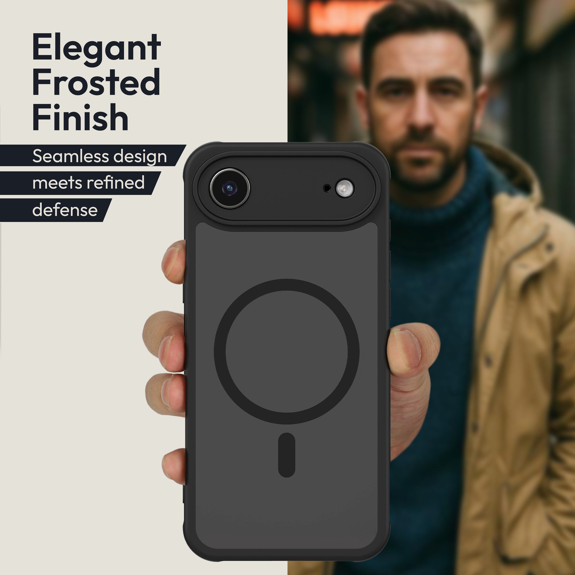 Oakshield Smartphone-Hülle Hülle für Apple iPhone Air Handyhülle transparent, Schutzhülle stoßfest mit Kameraschutz - Case