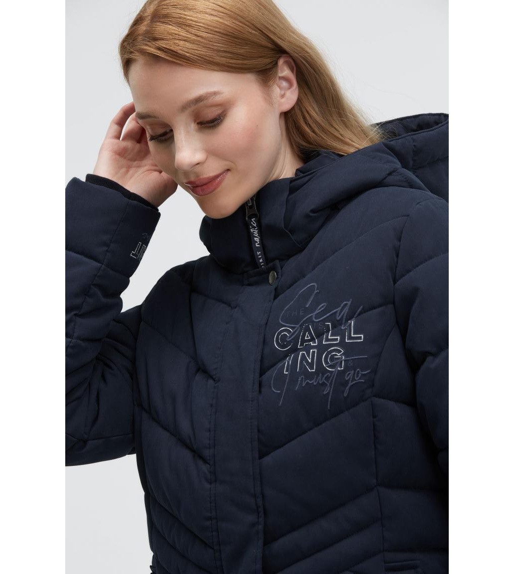 SOCCX Parka Stepp-Parka mit abtrennbarer Kapuze mit abnehmbarer Kapuze