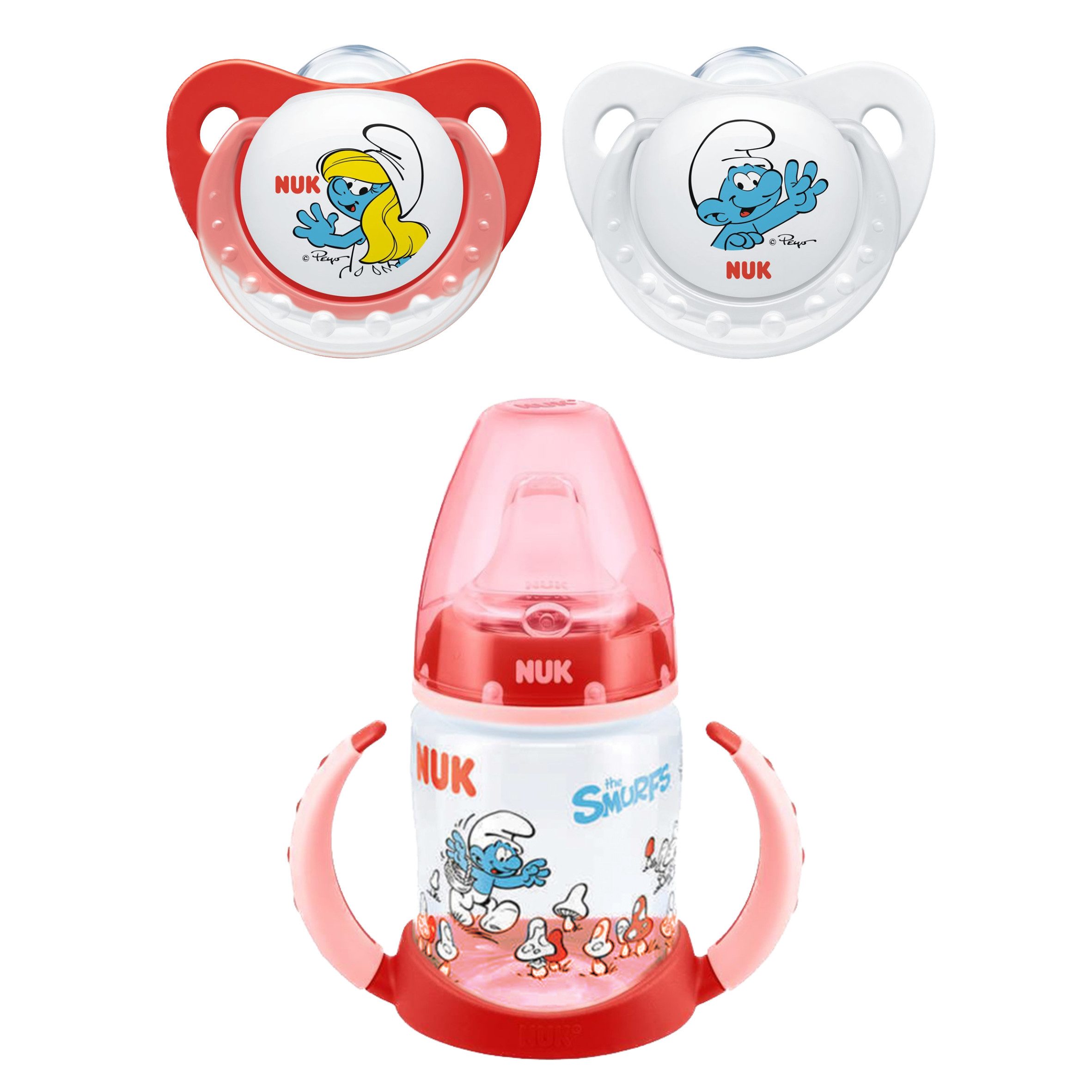 Trinklernbecher NUK First Choice Trinklernflasche 6-18 + Baby Schnuller