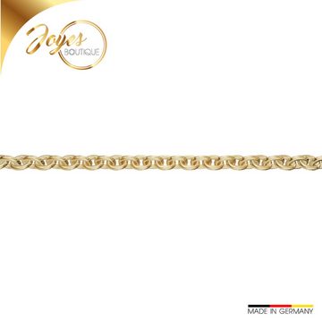 Joyes Boutique Goldkette JB Edle Goldkette Ankerkette 585 - 14 K Gold 1,3 mm 45 cm (Gold, JB)