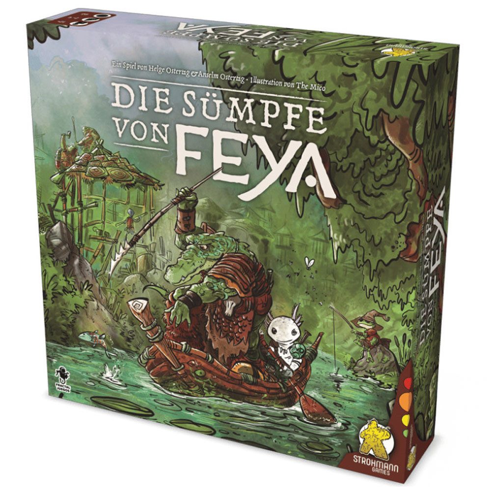 Strohmann Games Spiel Die Sümpfe von Feya (DE), Brettspiel mit magischem Thema