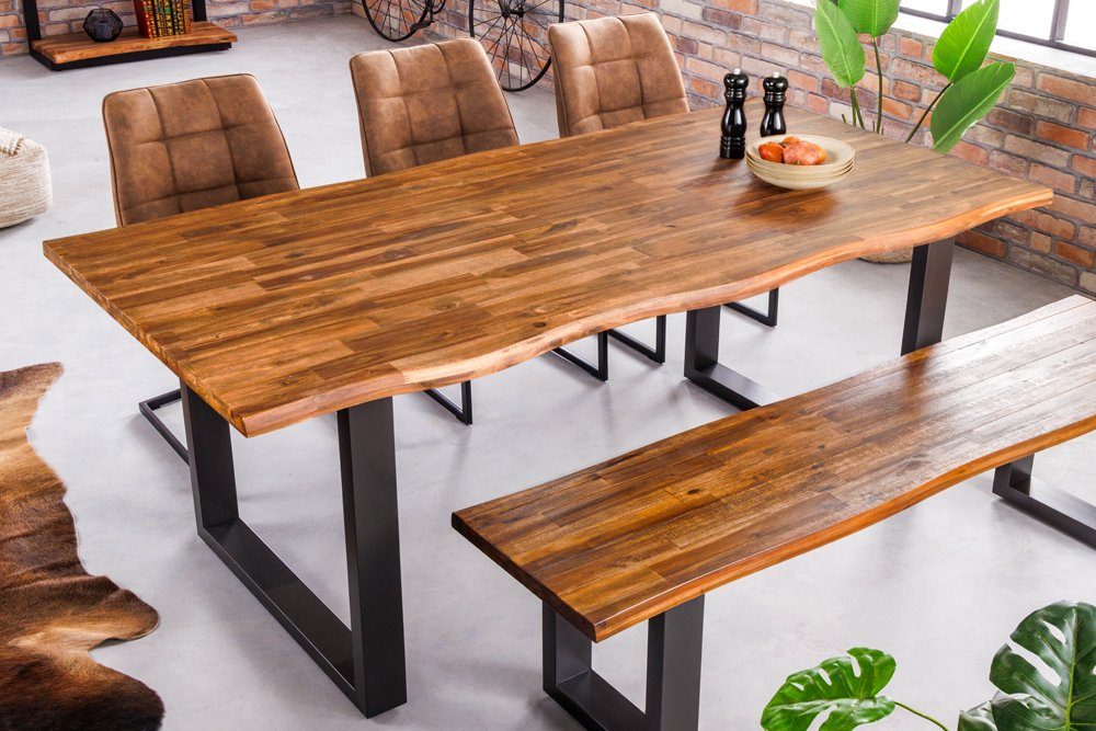 riess-ambiente Baumkantentisch GENESIS 200cm braun / günstig online kaufen