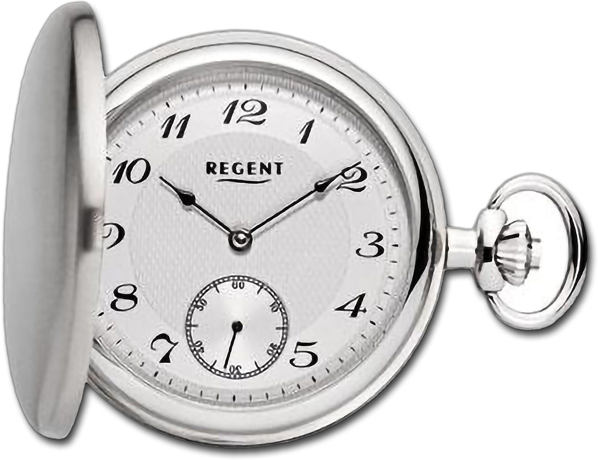 Regent Taschenuhr Regent 50mm) rundes Analog groß Gehäuse, extra Gehäuse, (ca. Herrenuhr (Analoguhr), Taschenuhr Taschenuhr, Herren