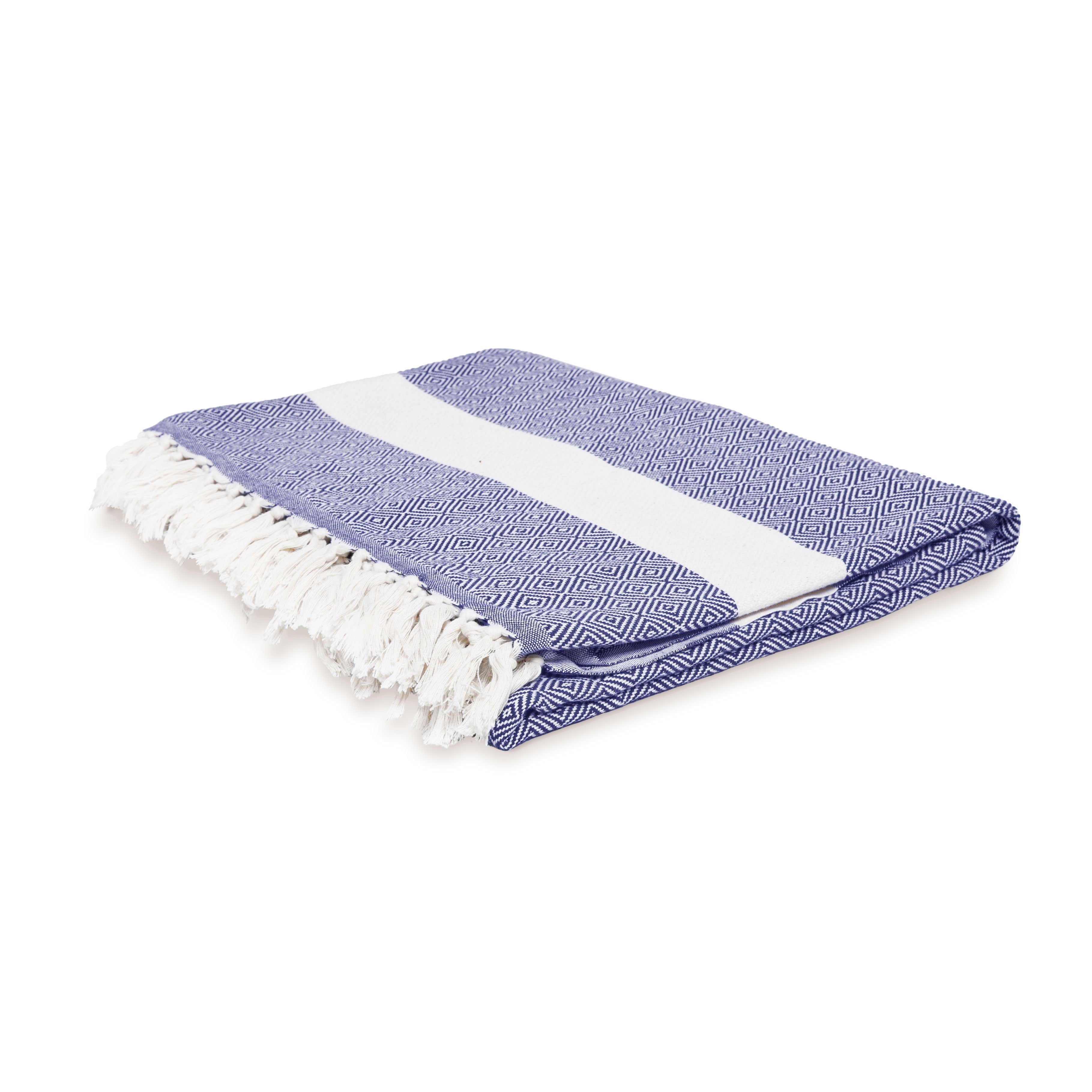 Tagesdecke Bettüberwurf Decke, Lumaland, kräftige Farben aus 100 % Baumwolle ca. 200x240cm