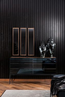 JVmoebel Kommode Kommode Praktisch fürs Schlafzimmer schwarz mit Stauraum Sideboard (1 St., 1x nur Kommode ohne Spiegel), Made in Europa