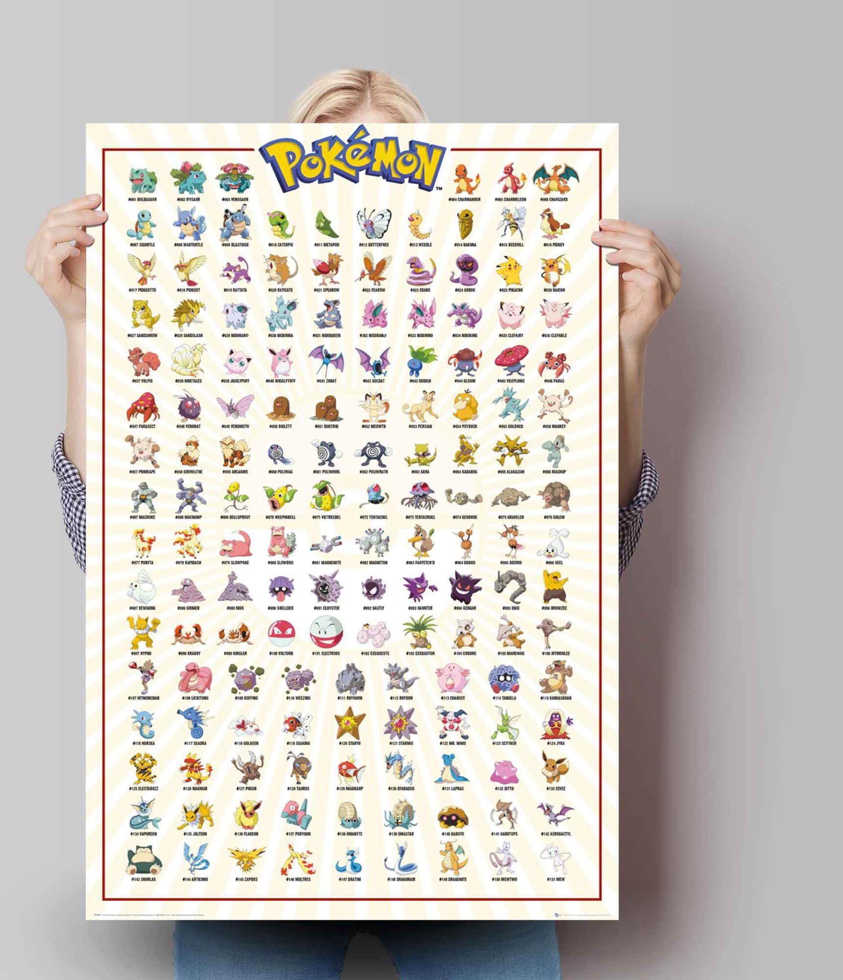 Reinders! Poster »Poster Pokemon«, Comic (1 Stück)-HomeTrends