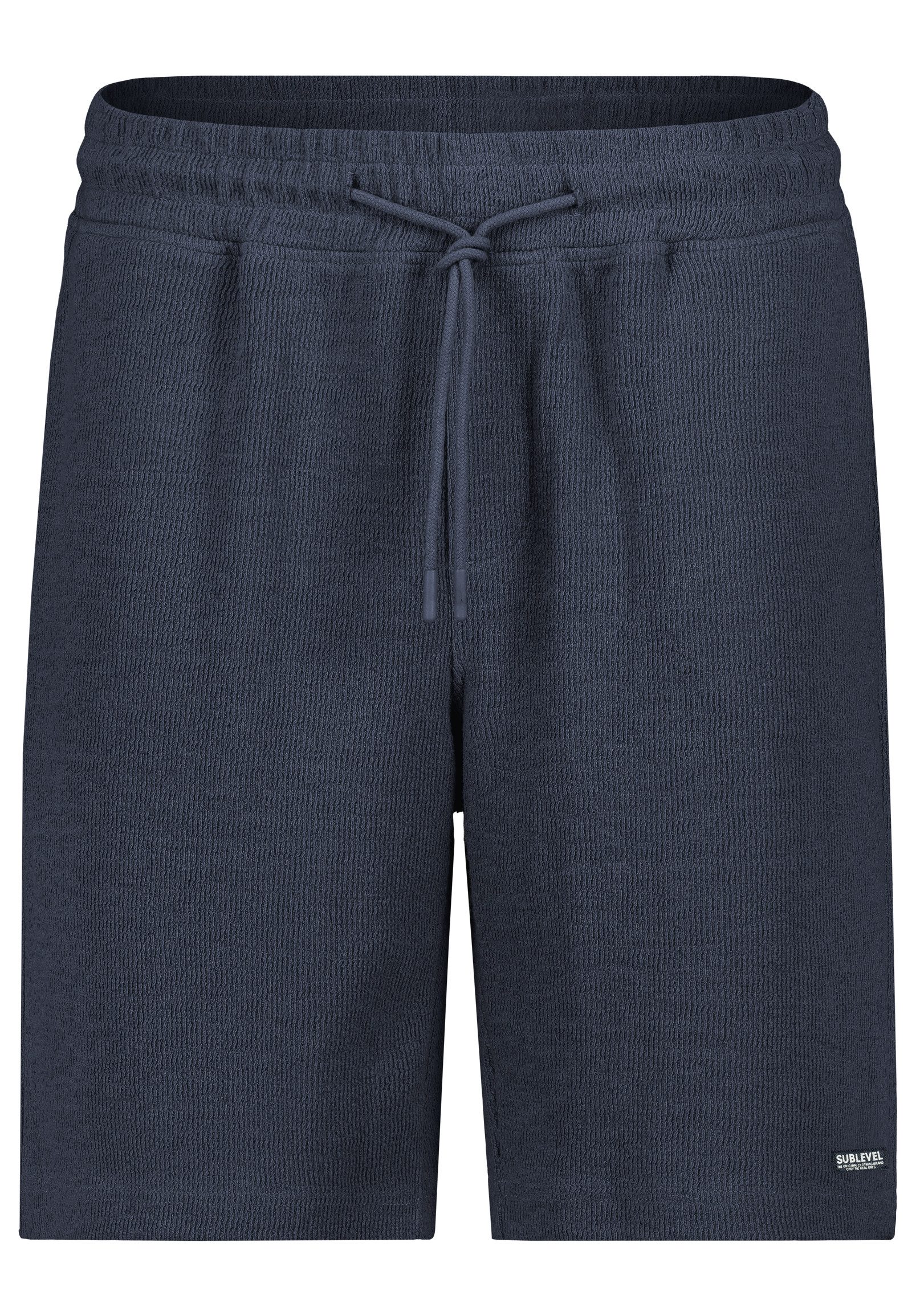 SUBLEVEL Sweatshorts Komfortabler Freizeitbekleidungsartikel für Herren (1-tlg) Baumwolle Normal Fit Einfarbig elastisch Kordelzug Male