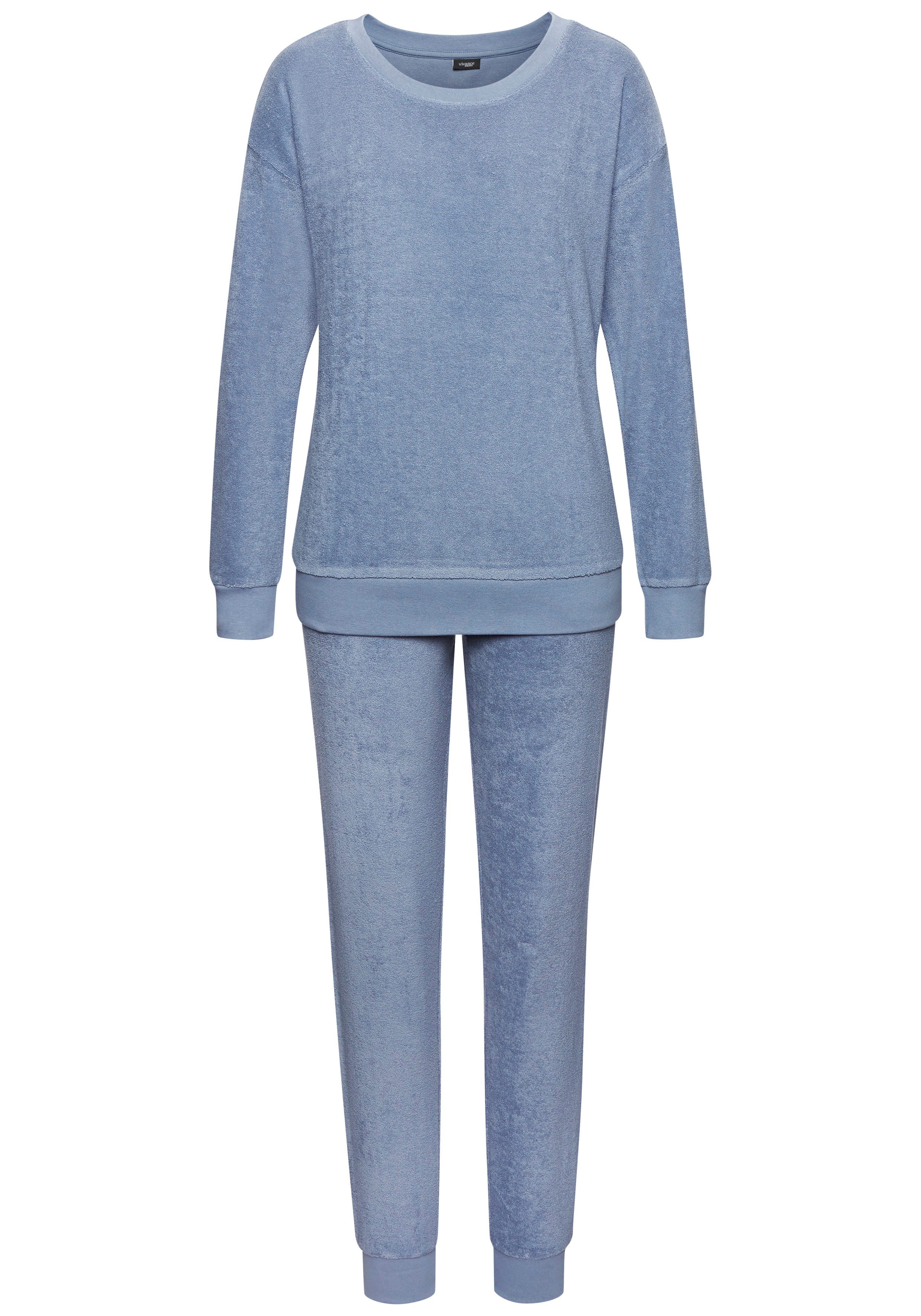 Vivance Dreams Pyjama (2 tlg) in schöner Frottee-Qualität günstig online kaufen