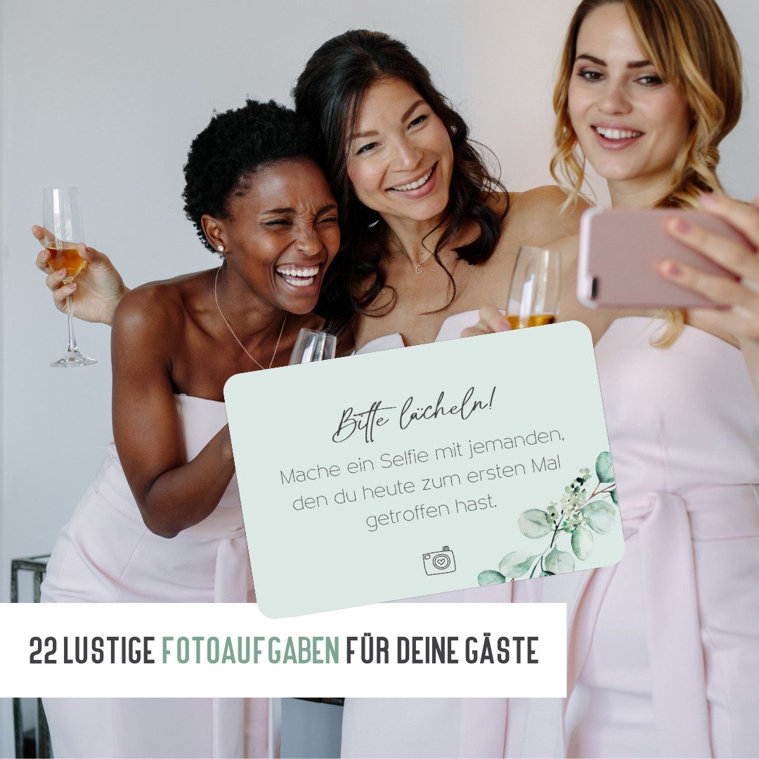 Things of Happiness Spiel Hochzeitsspiel, Fotoaufgaben Hochzeit,  Fotospiel, Kennenlernspiel