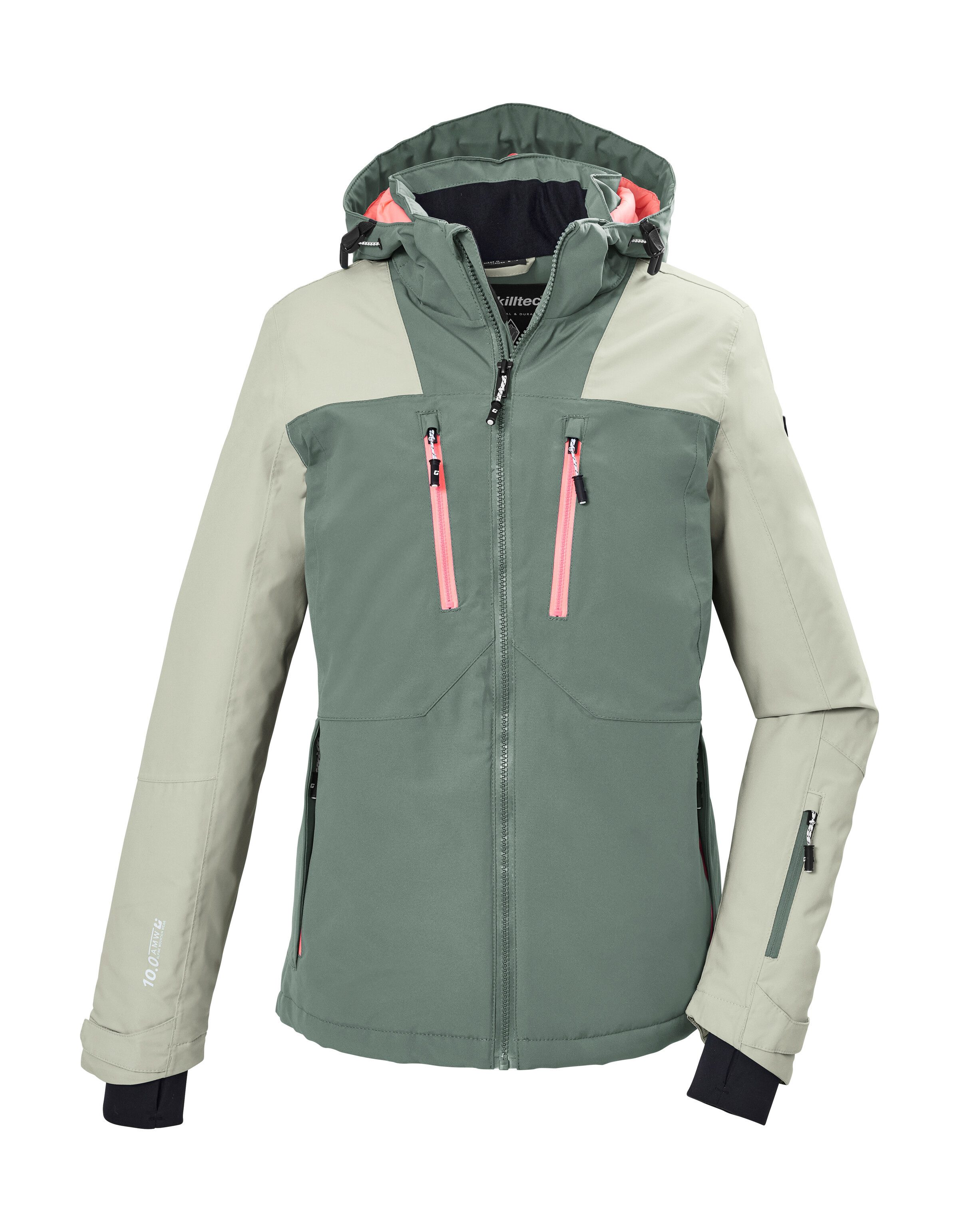 Killtec Skijacke KSW 283 WMN SKI JCKT Wind- und wasserdichte Skijacke, atmungsaktiv, verstellbar