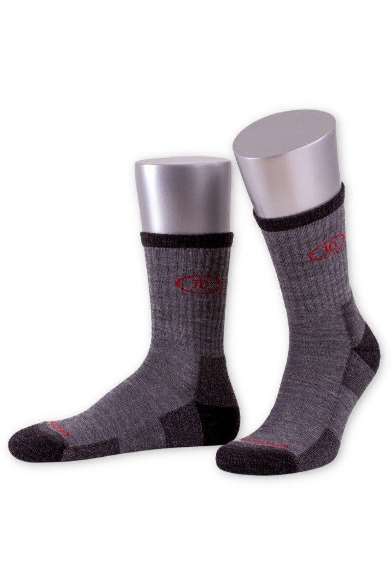 Trachtensocken Wandersocken - OUTDOOR I - anthrazit, mittelgrau