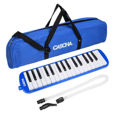 Cascha blue 32 Melodica, Set, mit Tasche und Mundstück