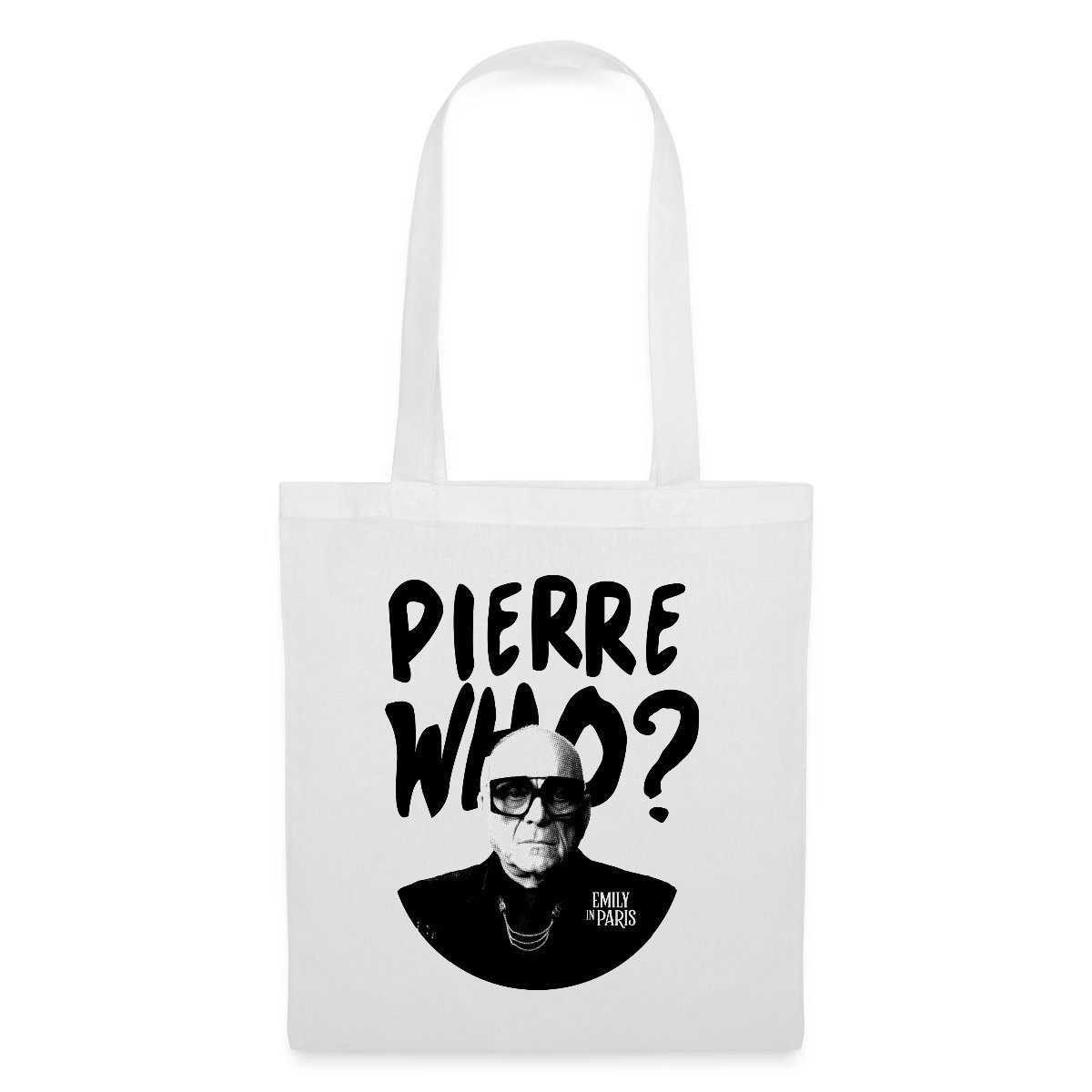 Spreadshirt Henkeltasche Emily In Paris Pierre Who Pierre Cadault Stoffbeutel (1-tlg)
