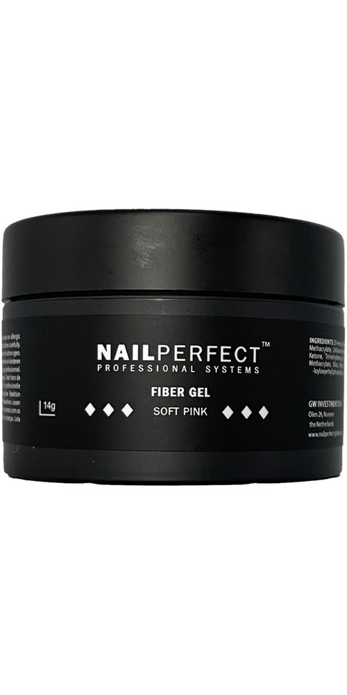 NailPerfect Haargel NailPerfect Fiber Gel Soft Pink 14gr