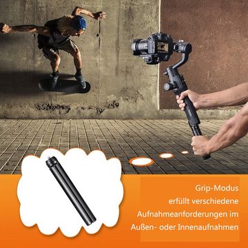 GelldG Metall Mini-Stativ Desktop Stativ Griff Grip Stabilisator und Kamera Ministativ