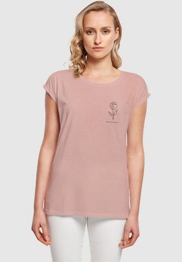 Merchcode T-Shirt Merchcode Damen Ladies Spring - Tulip Flower T-Shirt (1-tlg)