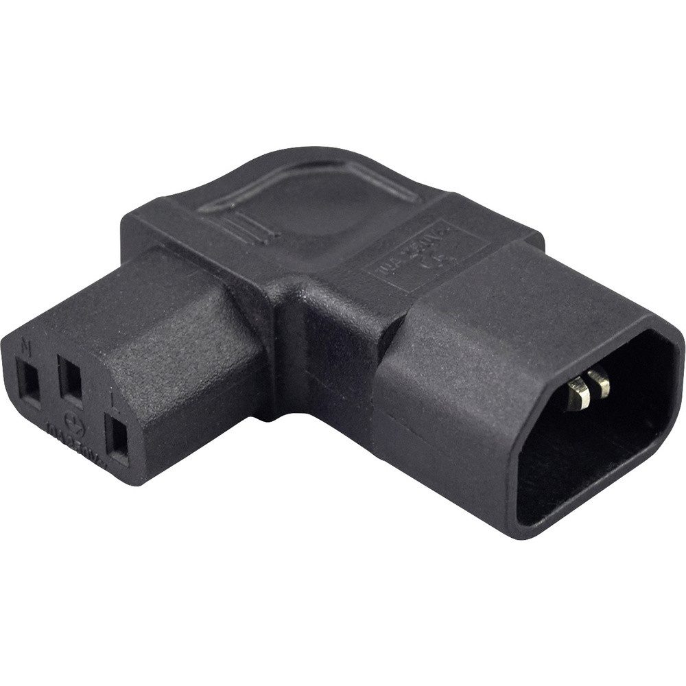 TRU COMPONENTS TRU COMPONENTS Adapter Kaltgeräte-Buchse C13 - Kaltgeräte-Stecker C14 Stromadapter