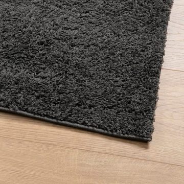 Teppich Teppich Shaggy Hochflor Modern Anthrazit 100x200 cm, vidaXL, Rechteckig