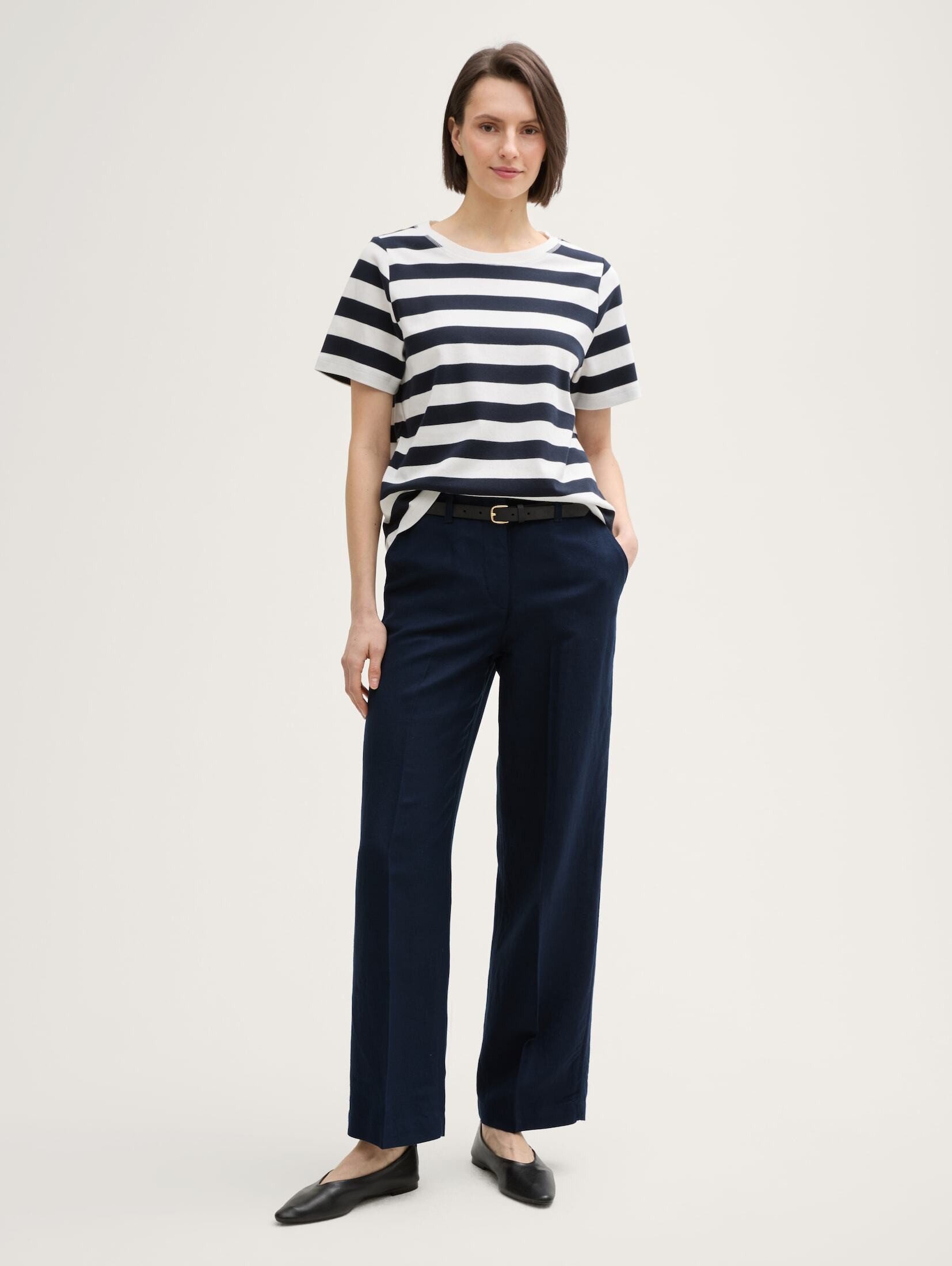 TOM TAILOR Stoffhose TTLEA Wide Leg günstig online kaufen